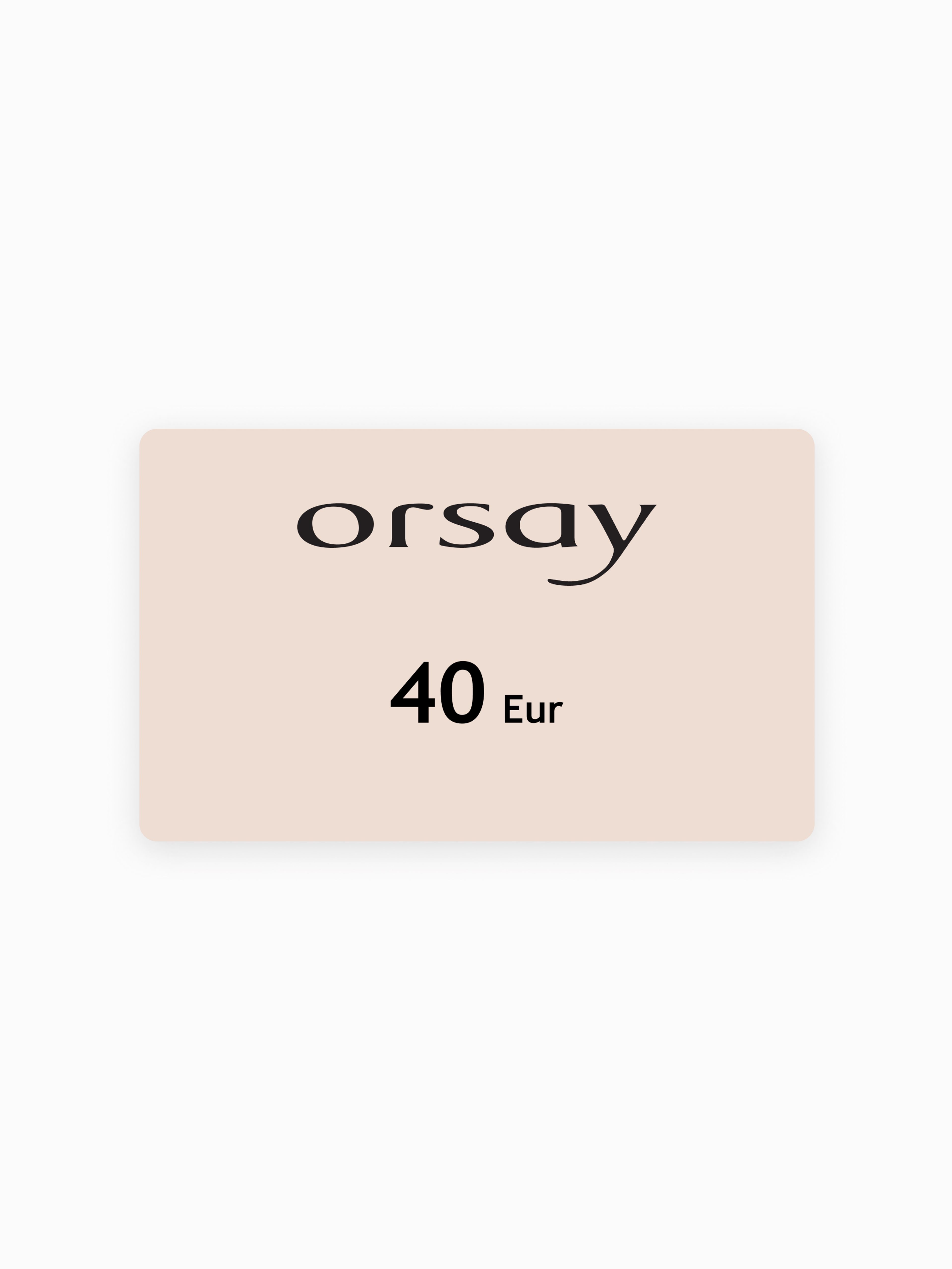 Elektronski bon ORSAY v vrednosti 40 EUR
