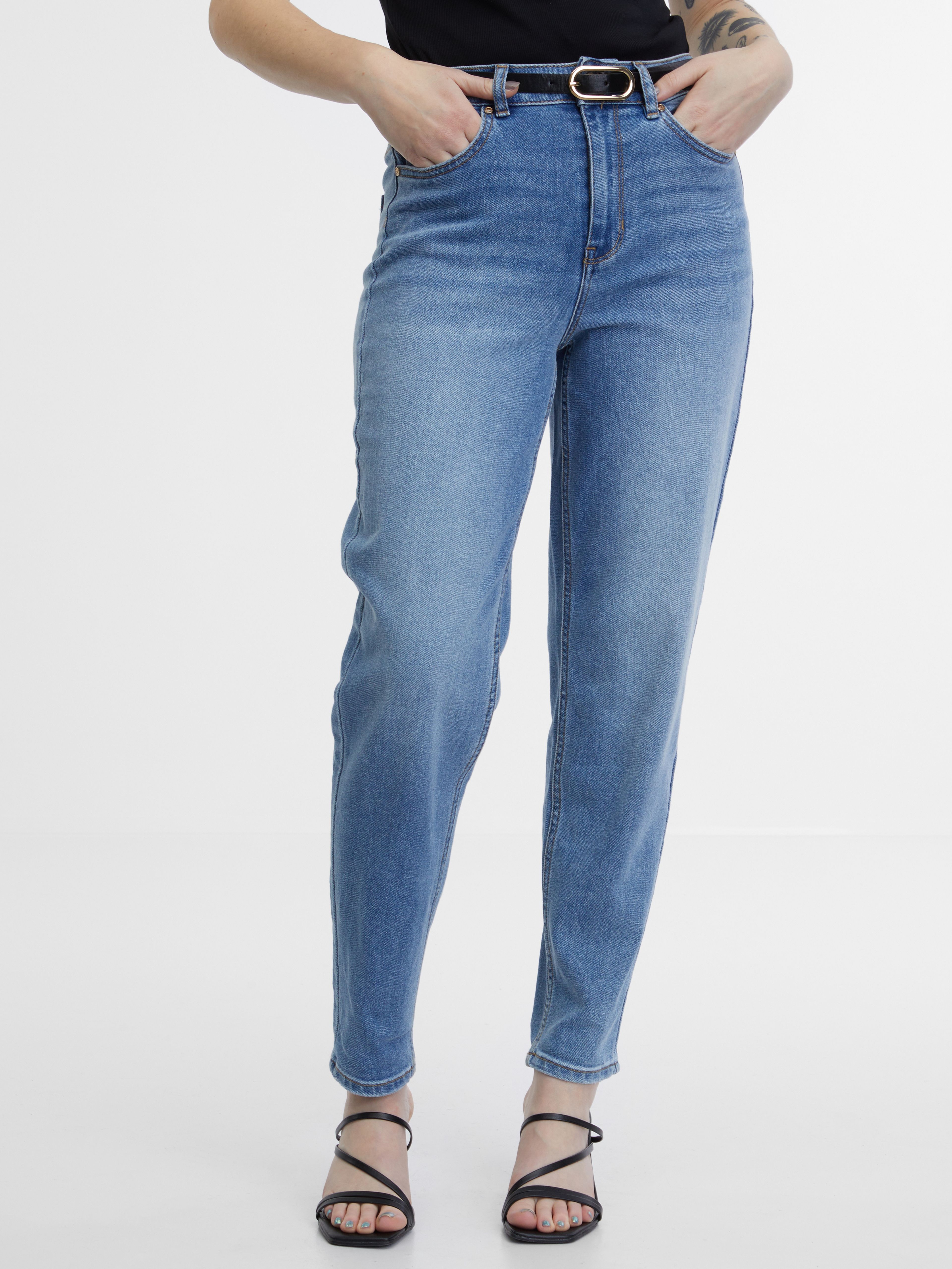 Hellblaue Damen Mom-Jeans ORSAY