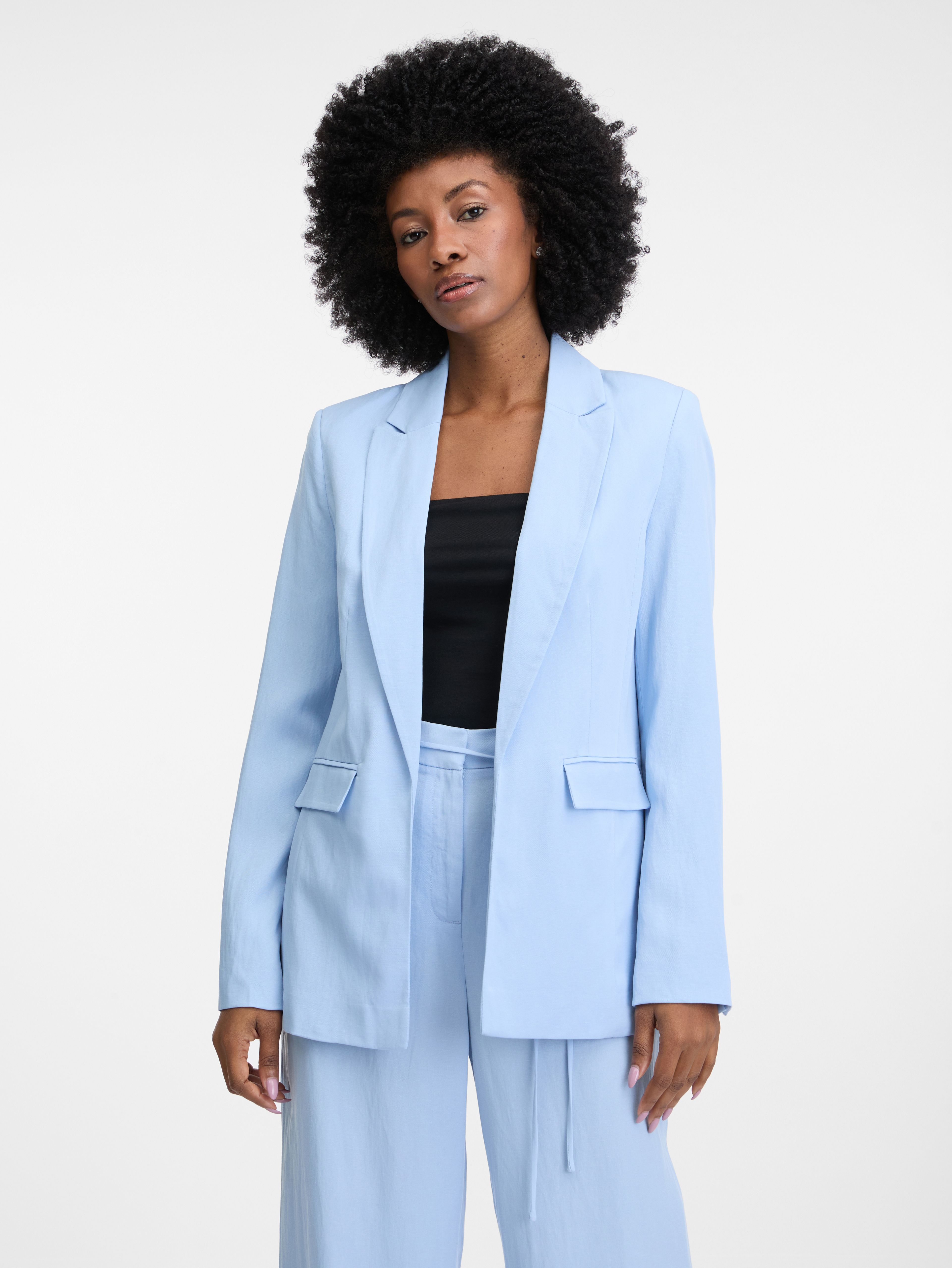 Jachetă albastru deschis pentru femei ORSAY