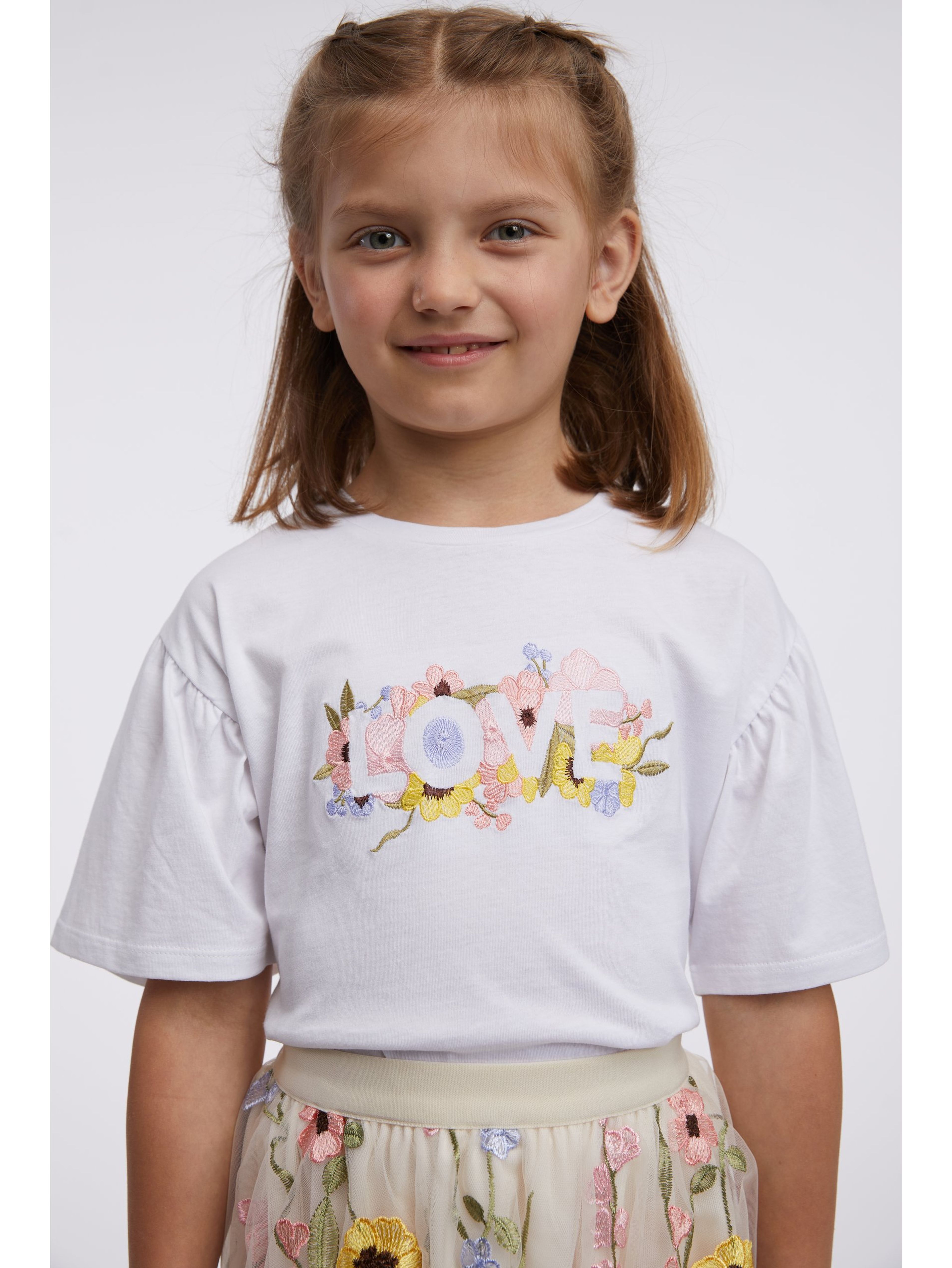 Bílé holčičí tričko ORSAY