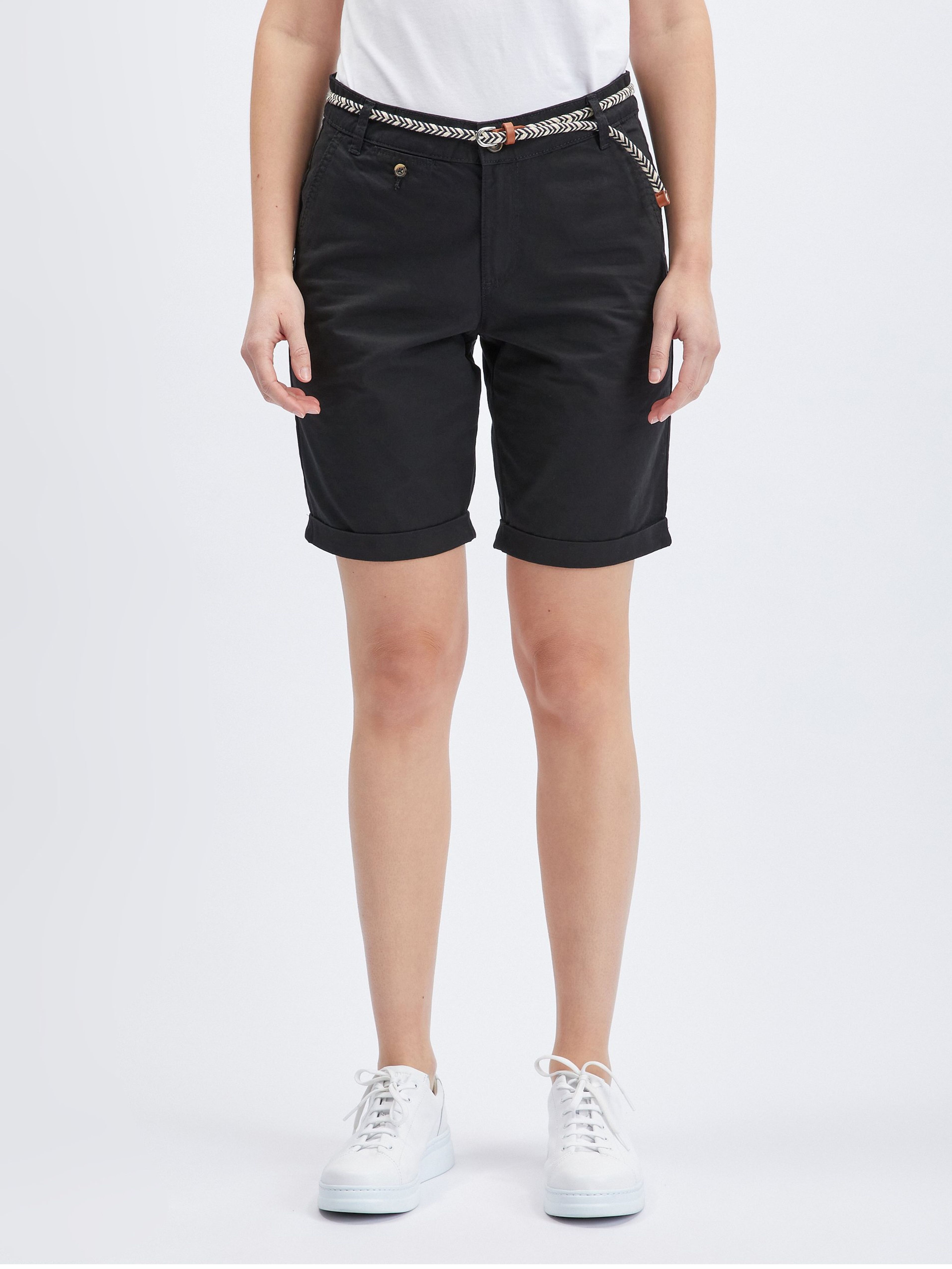 Schwarze Damen-Shorts ORSAY