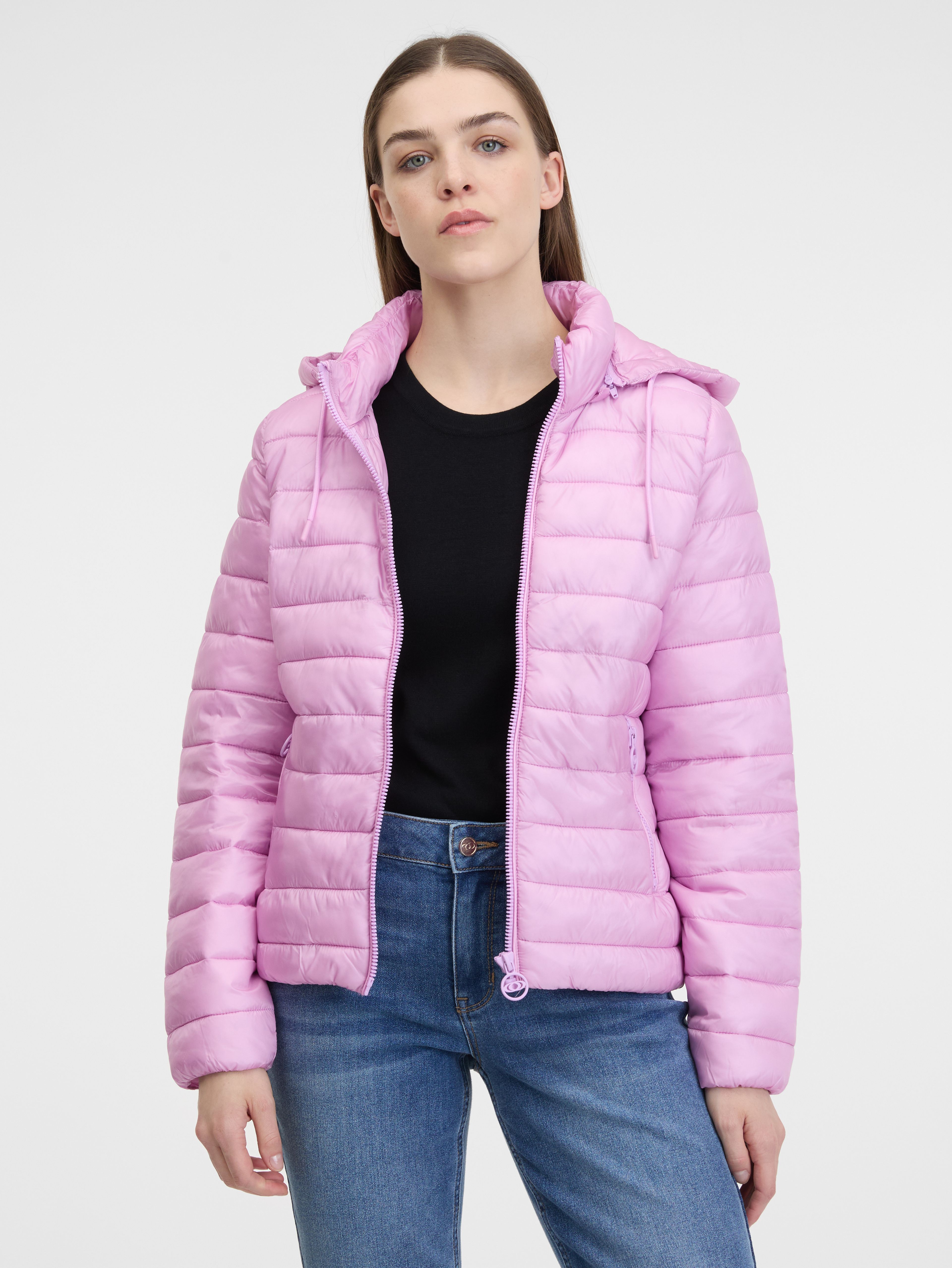 ORSAY rózsaszín női steppelt kabát