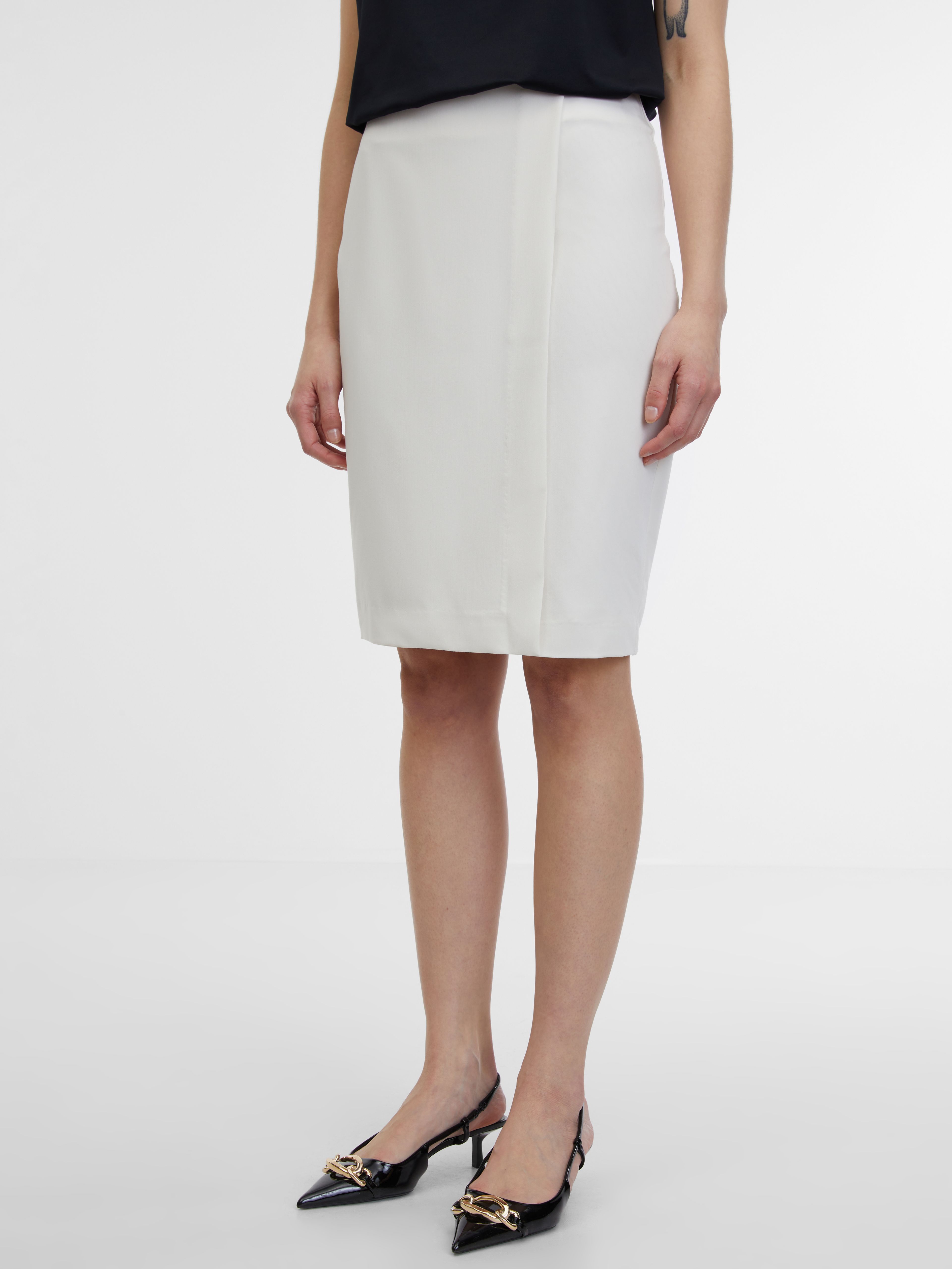 Bílá dámská sukně ORSAY