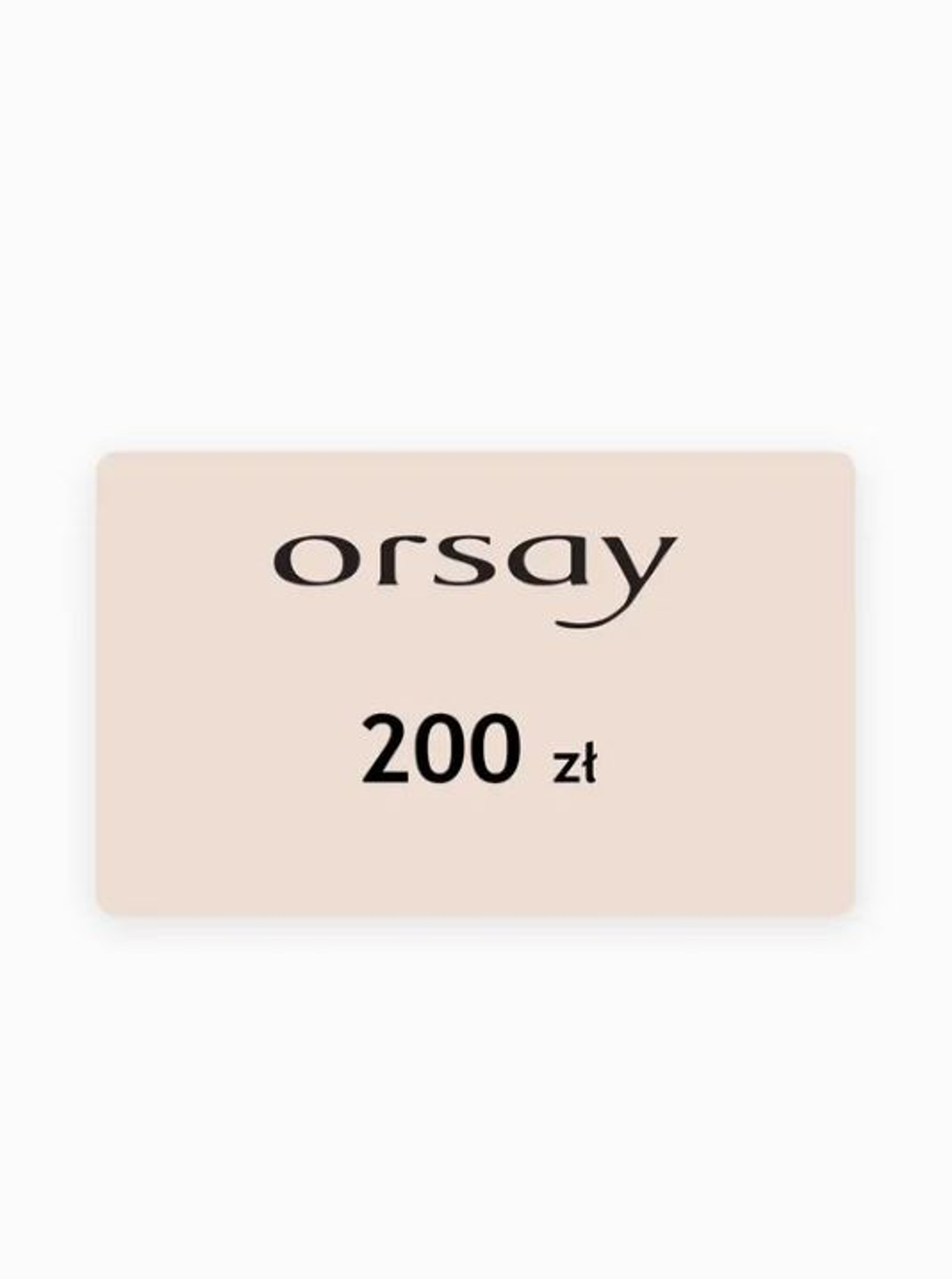Podaruj kartę podarunkową ORSAY