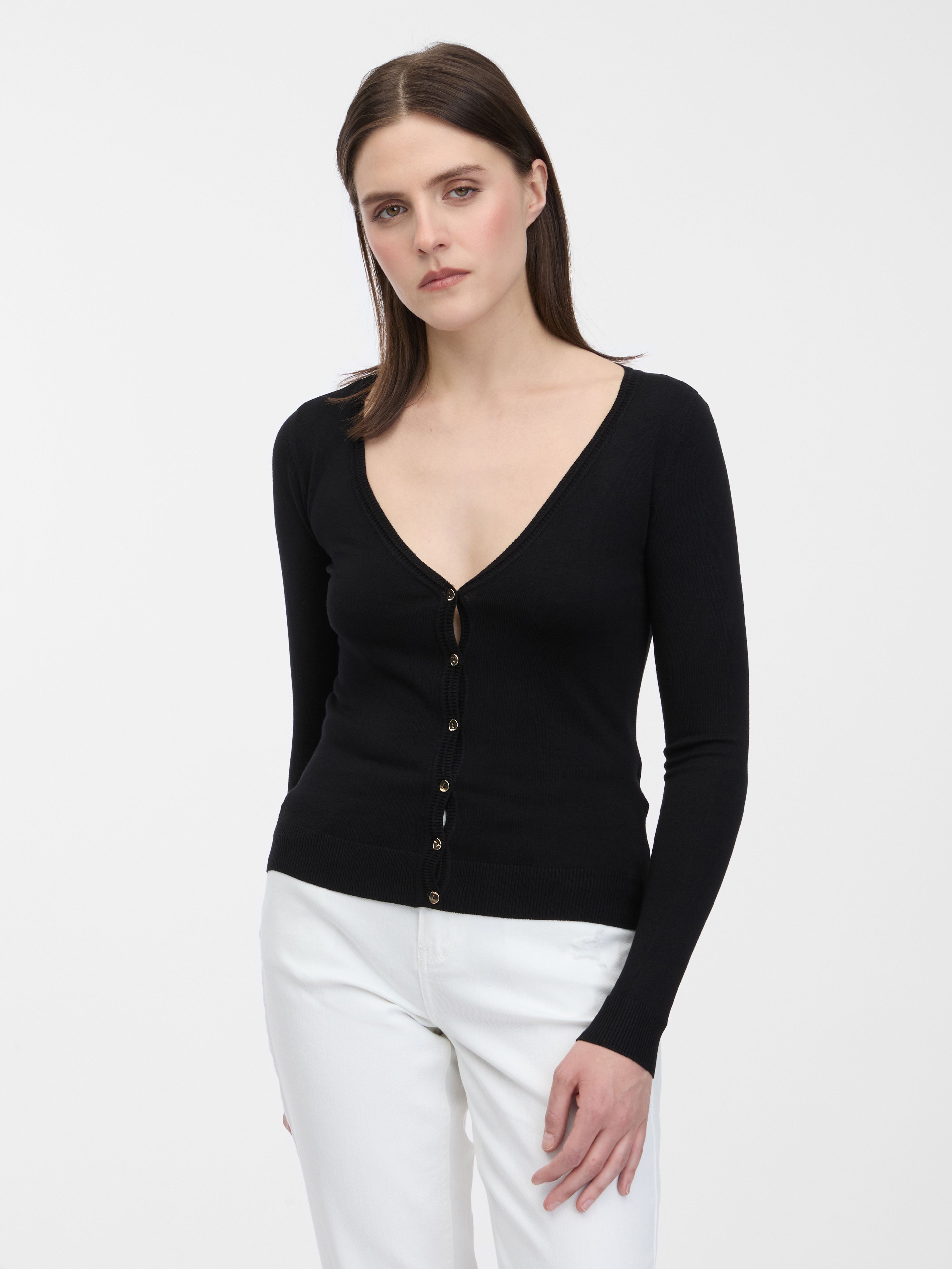 Cardigan negru de damă ORSAY