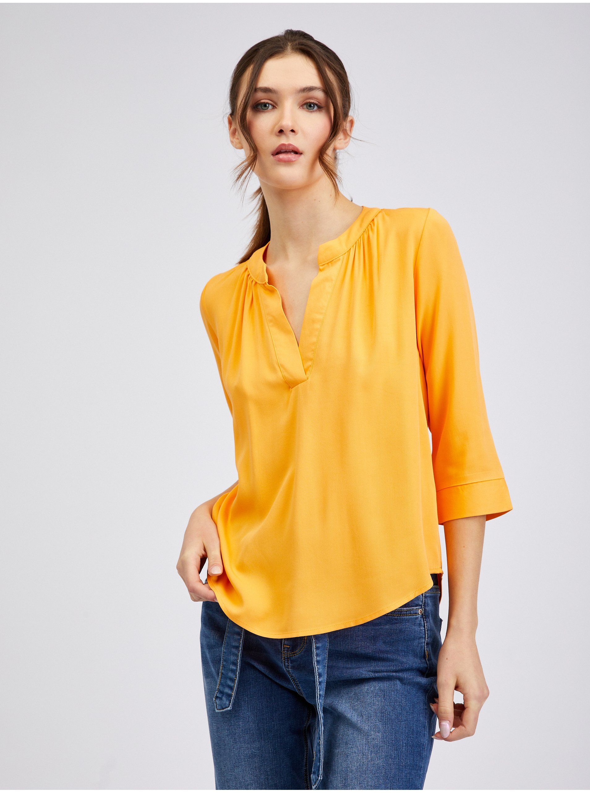 Orangefarbene Damenbluse ORSAY | Orsay.at - Der offizielle E-Shop der ...