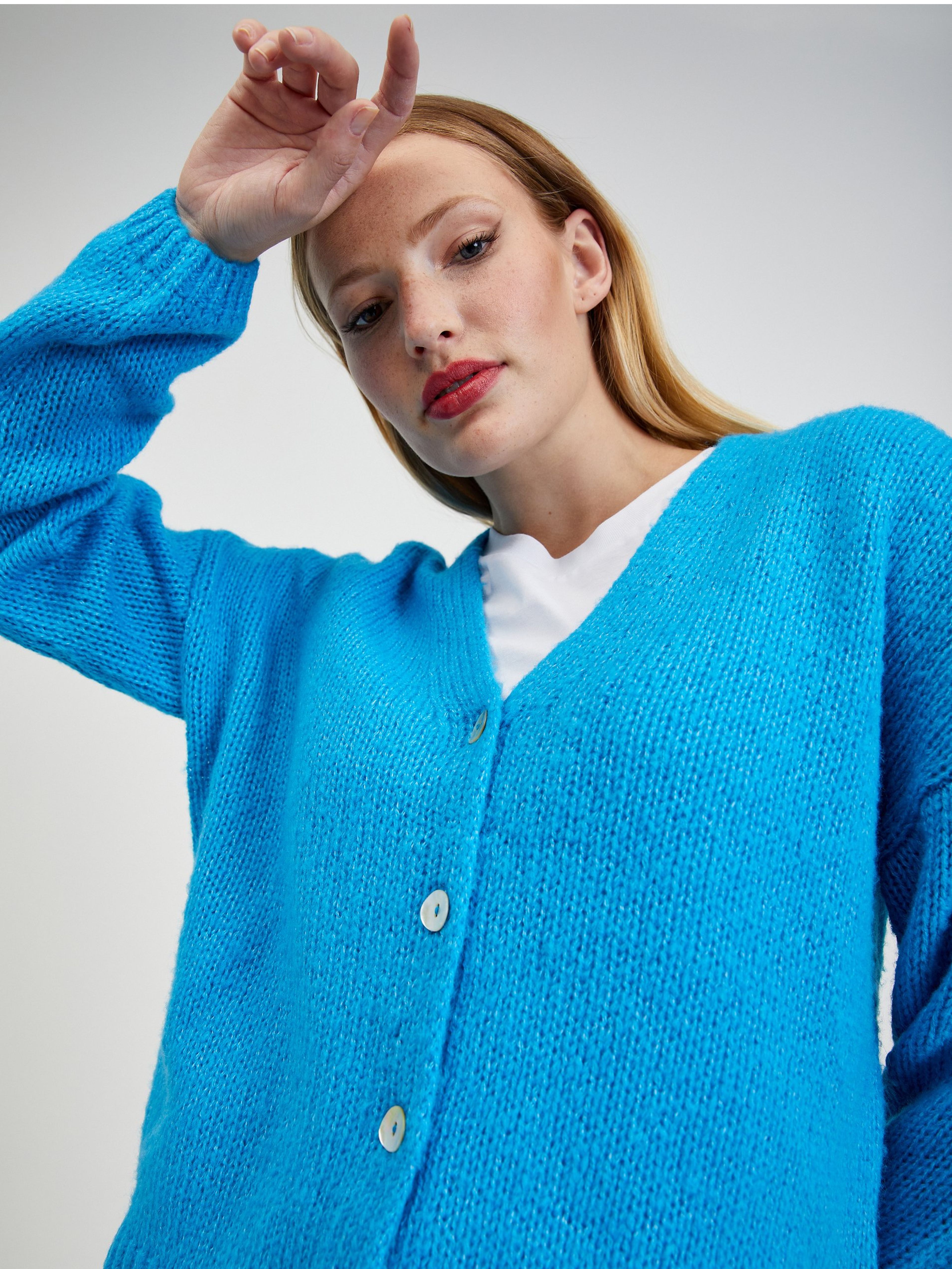 Modrý dámsky sveter ORSAY