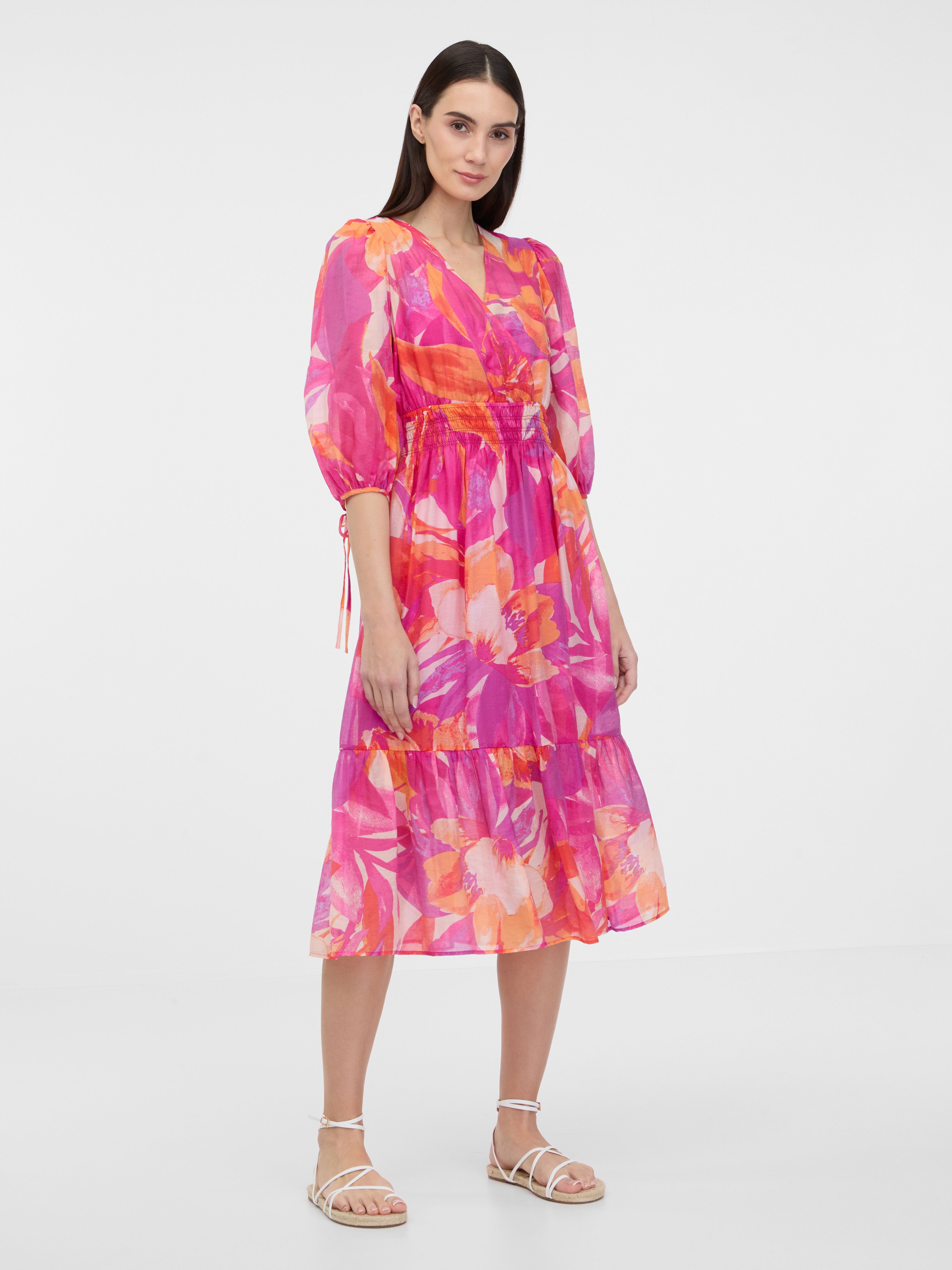 dunkelrosa-damen-midikleid-orsay-orsay-de-der-offizielle-e-shop-der