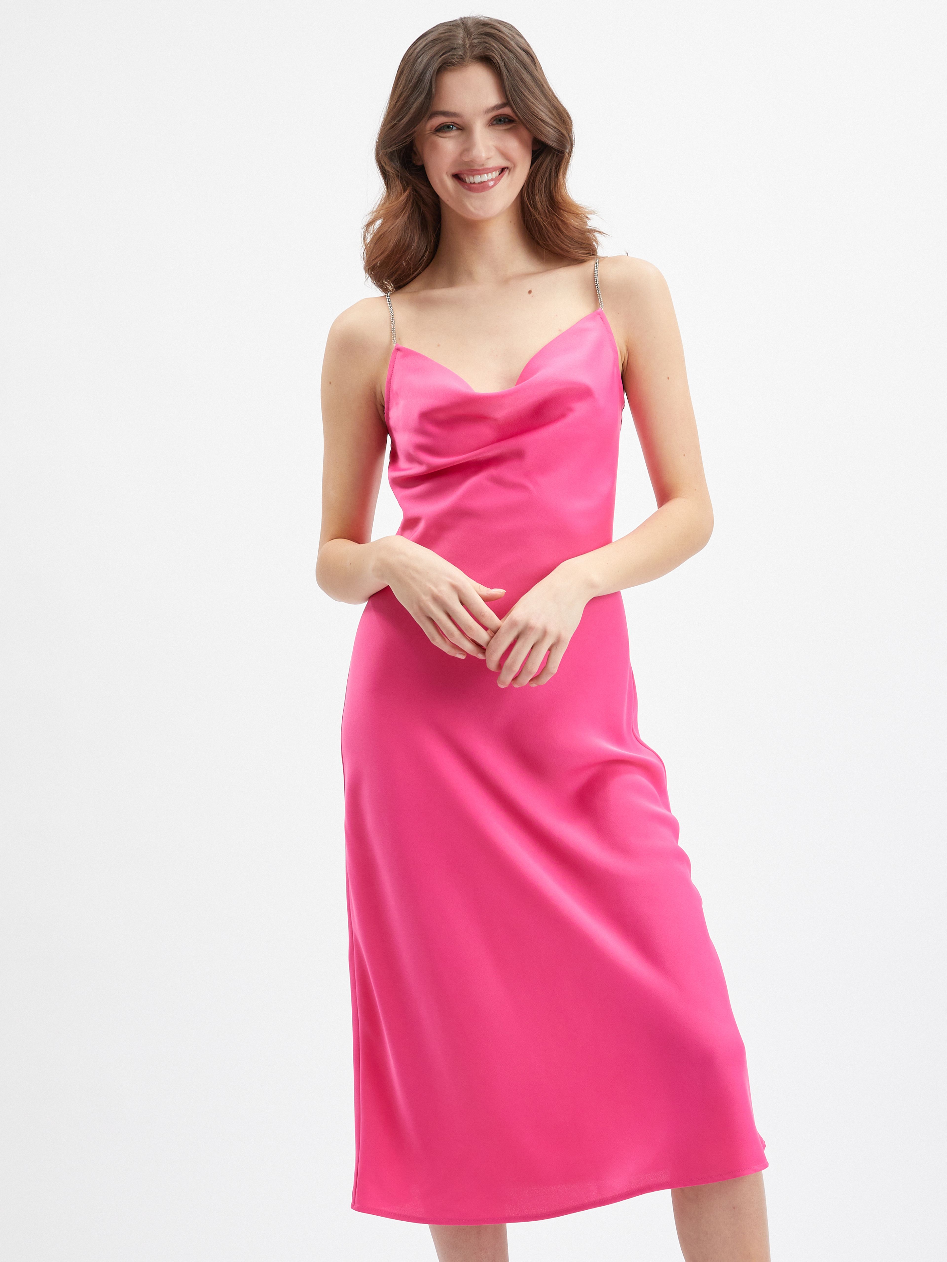 Růžové šaty ORSAY