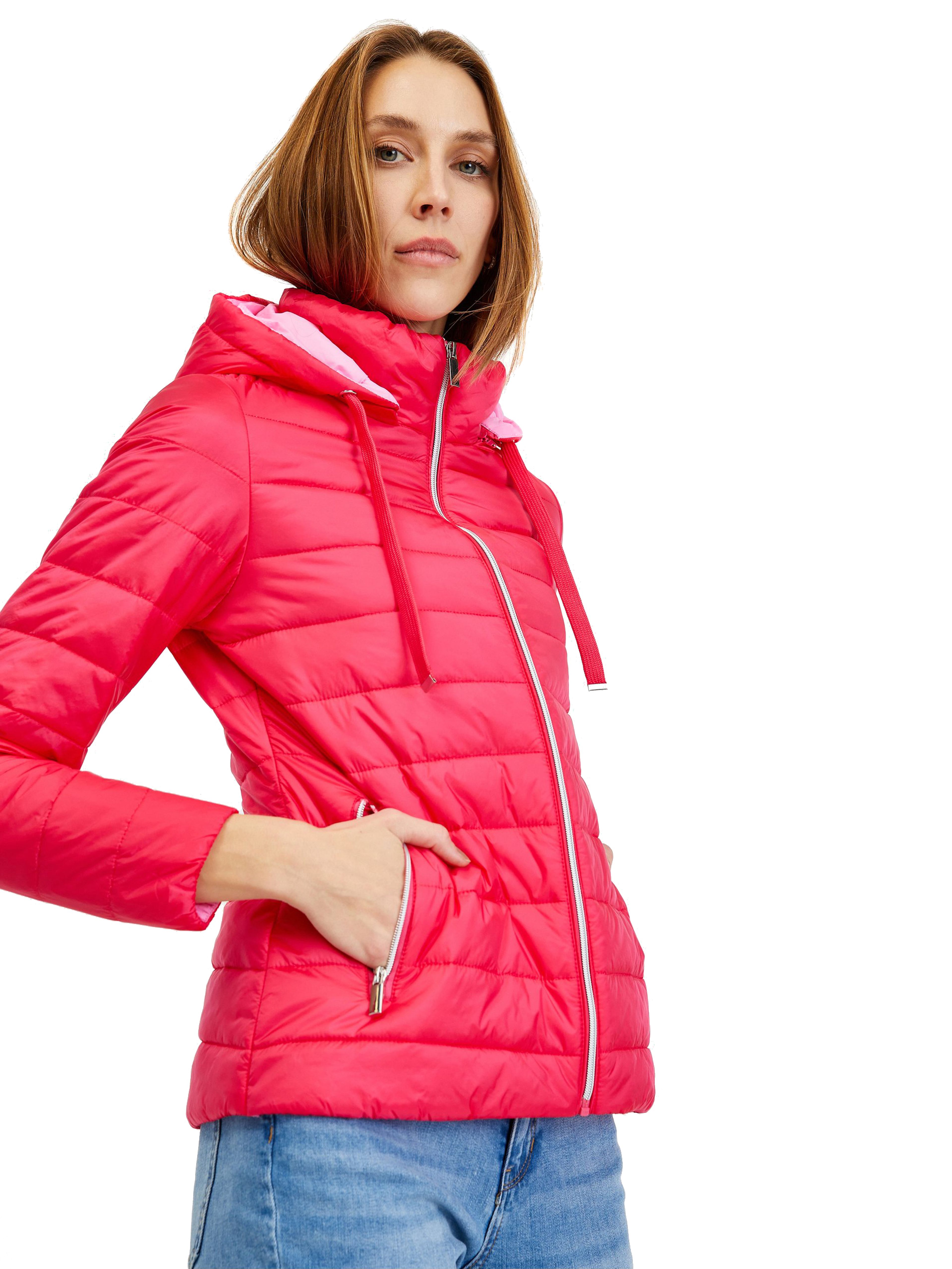 Tmavě růžová dámská zimní prošívaná bunda ORSAY