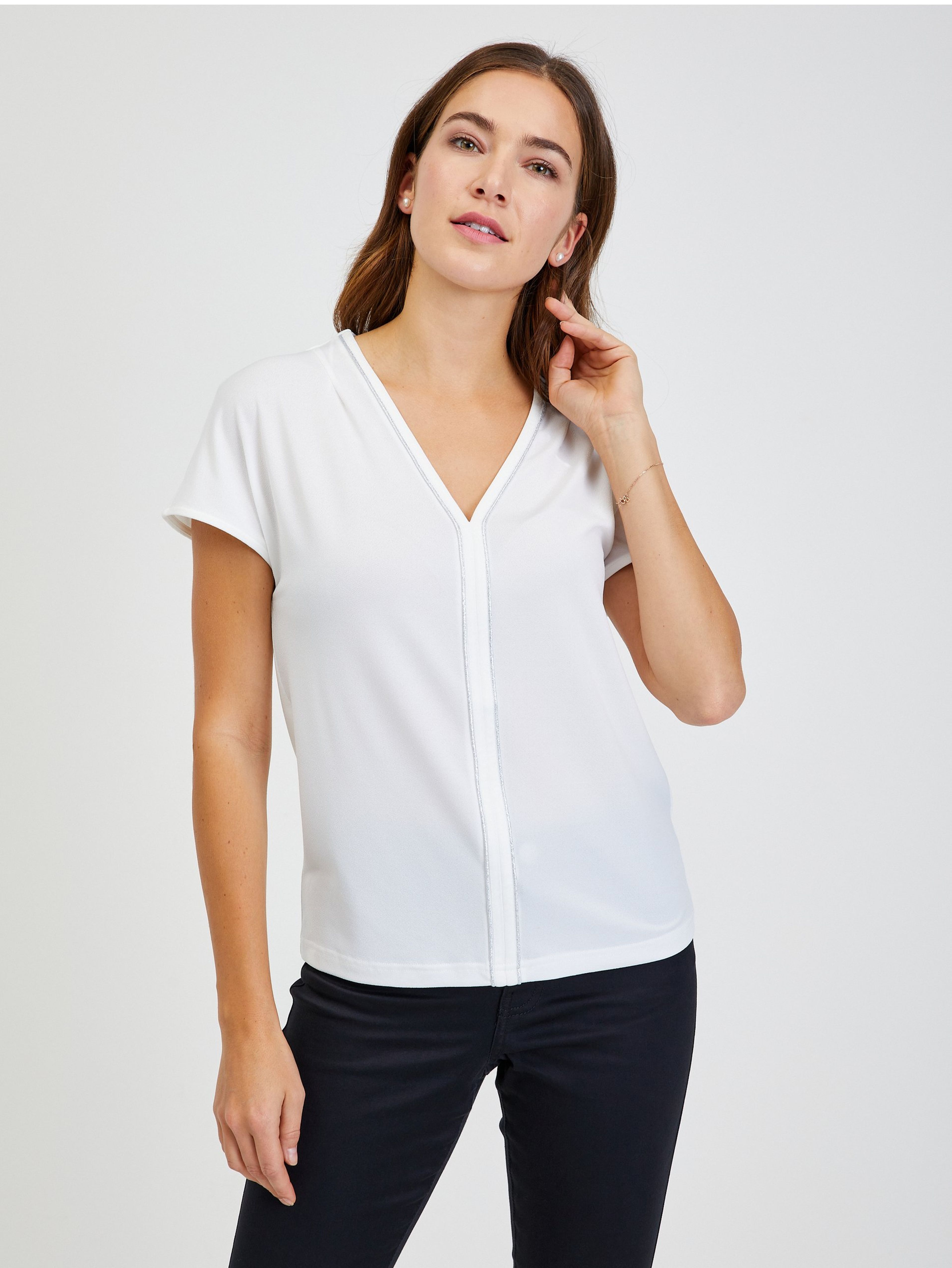 Weißes Damen T-Shirt ORSAY