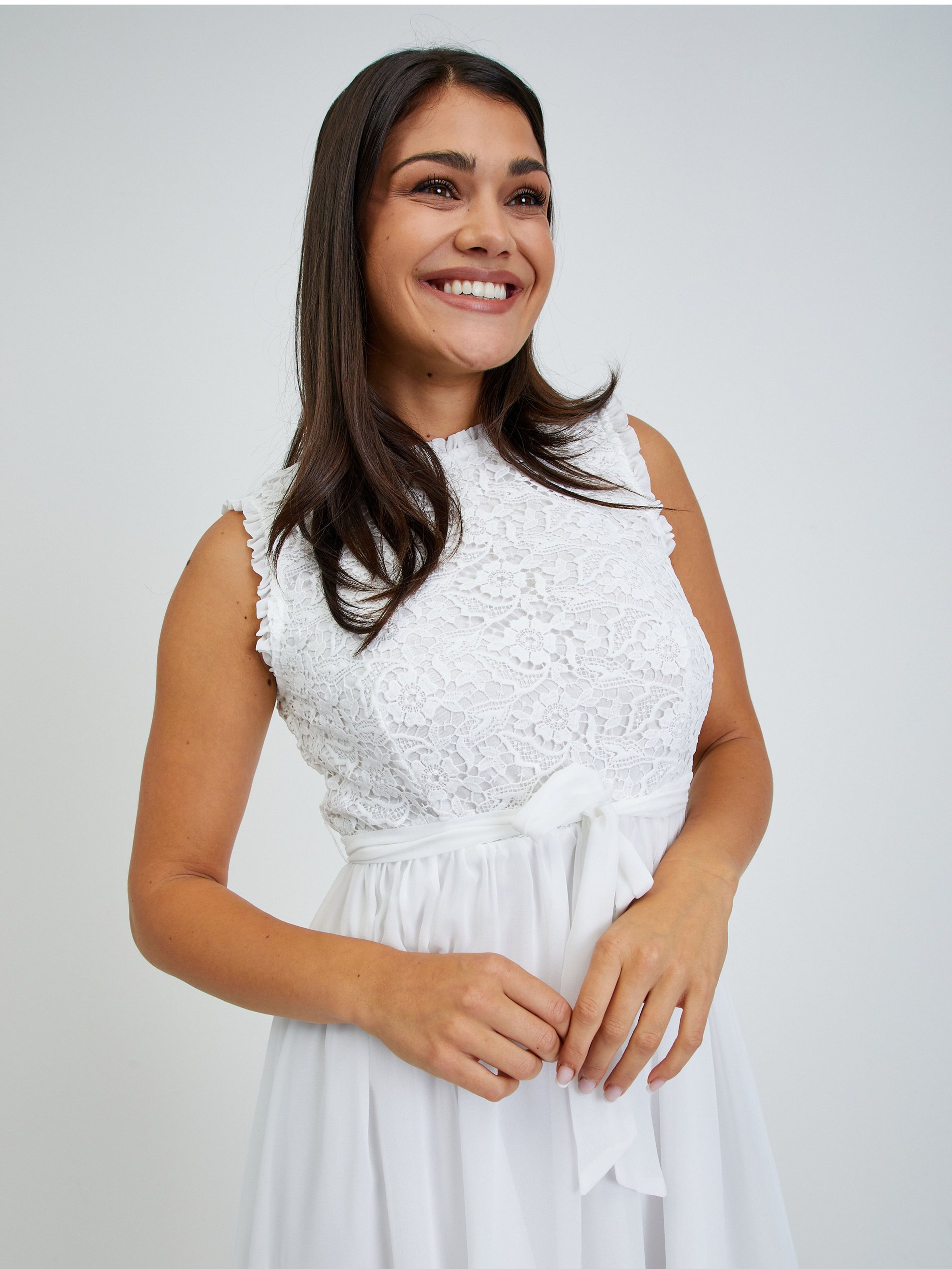 Weißes Damenkleid ORSAY
