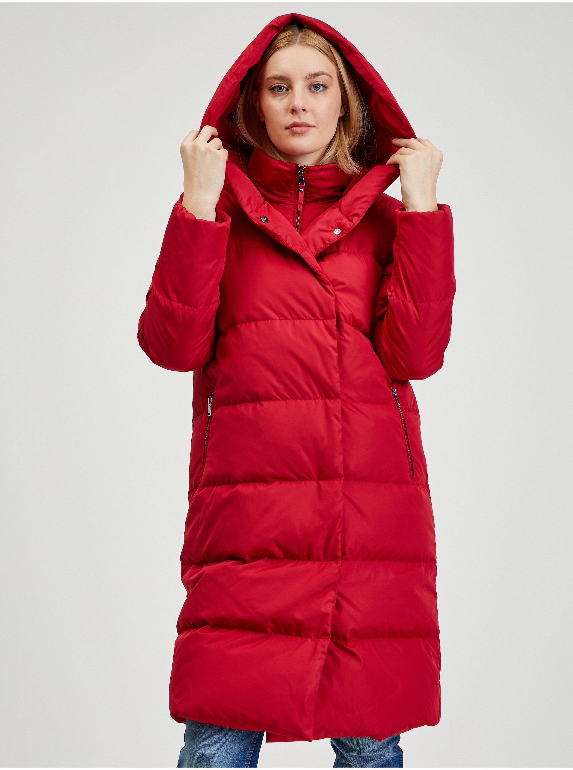 roter-damen-daunen-wintersteppmantel-orsay-orsay-at-der-offizielle