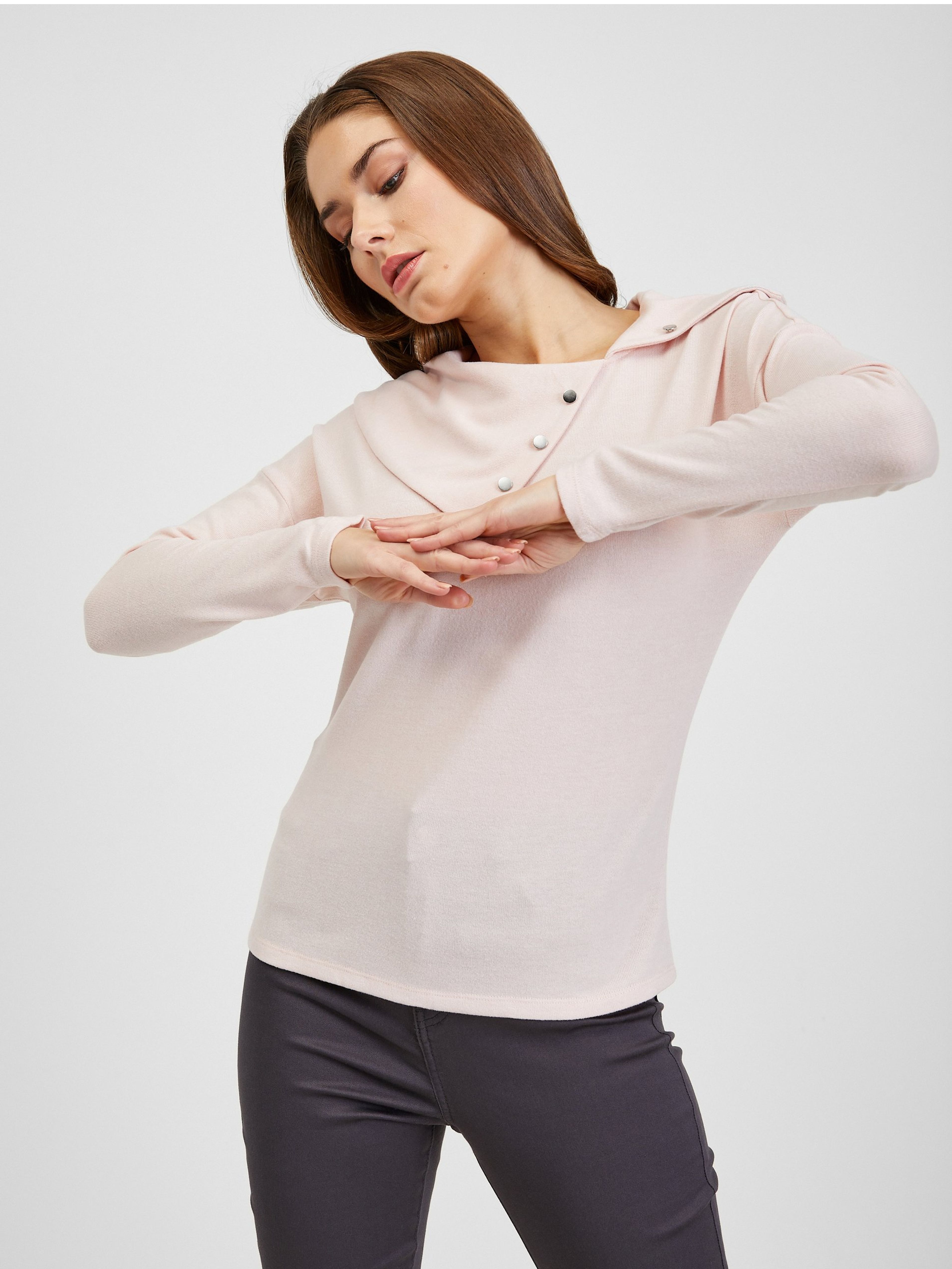 ORSAY világosrózsaszín női póló díszítő elemekkel