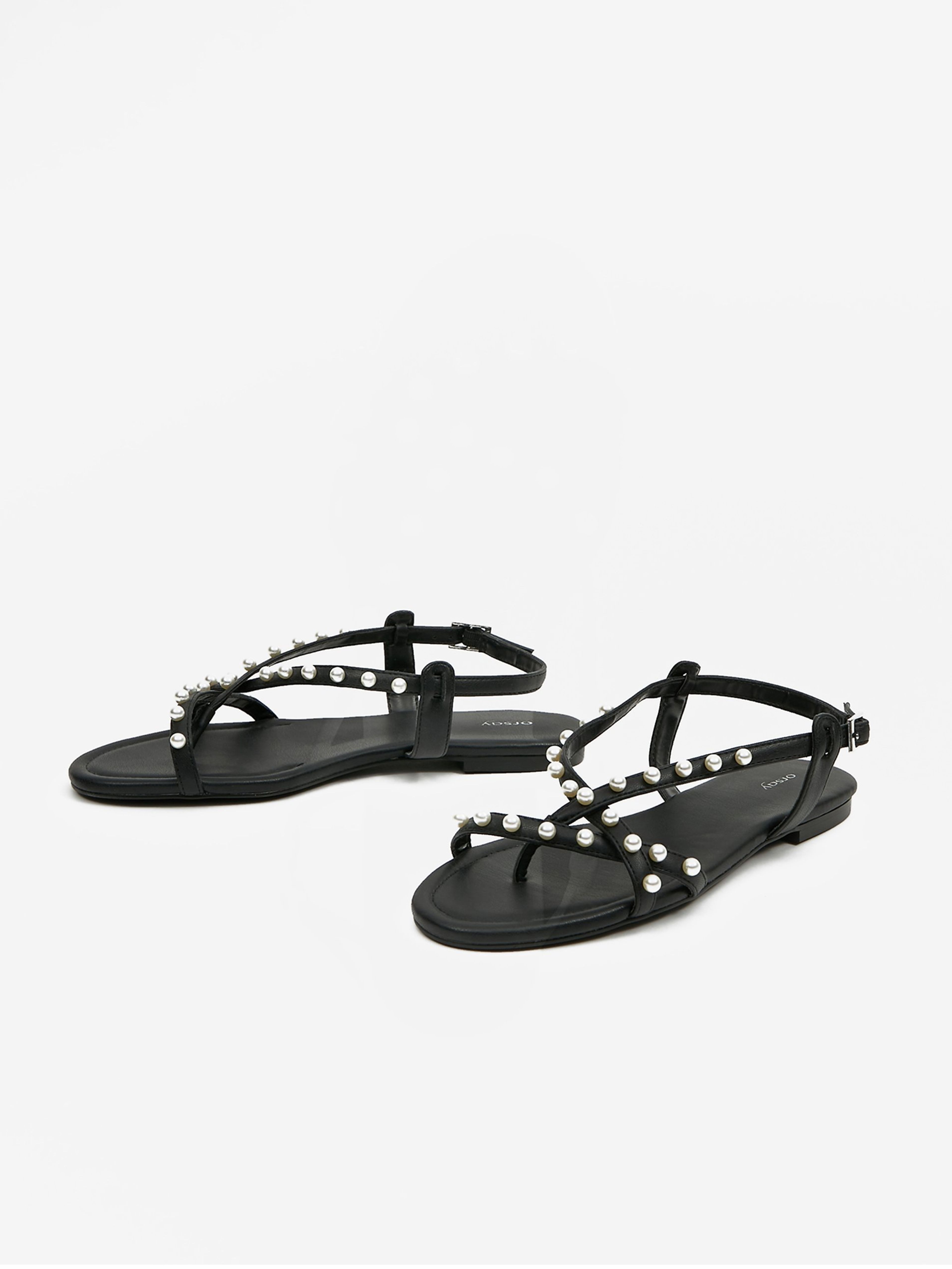 Čierne dámske sandále ORSAY