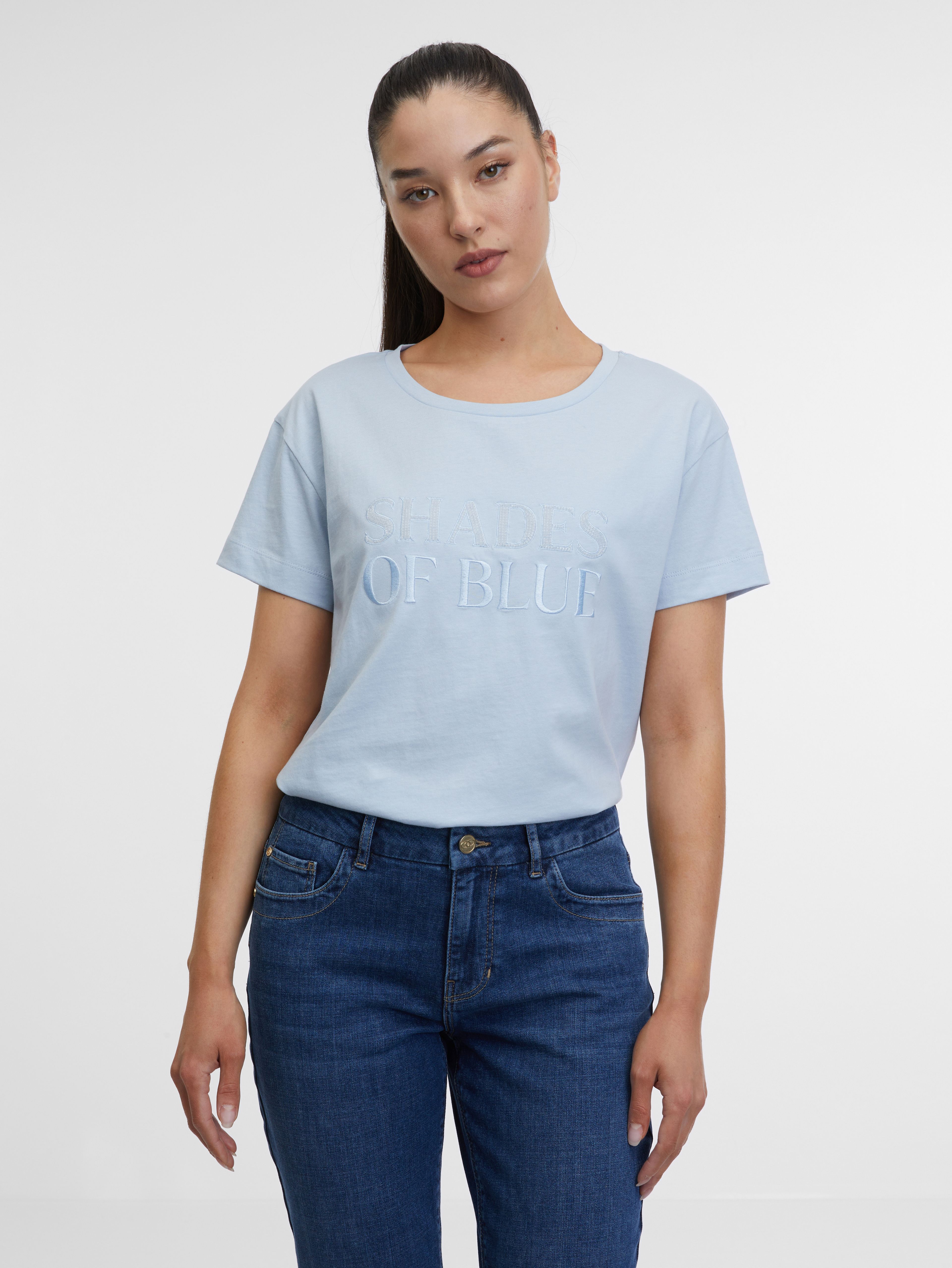 Blaues Damen-T-Shirt ORSAY