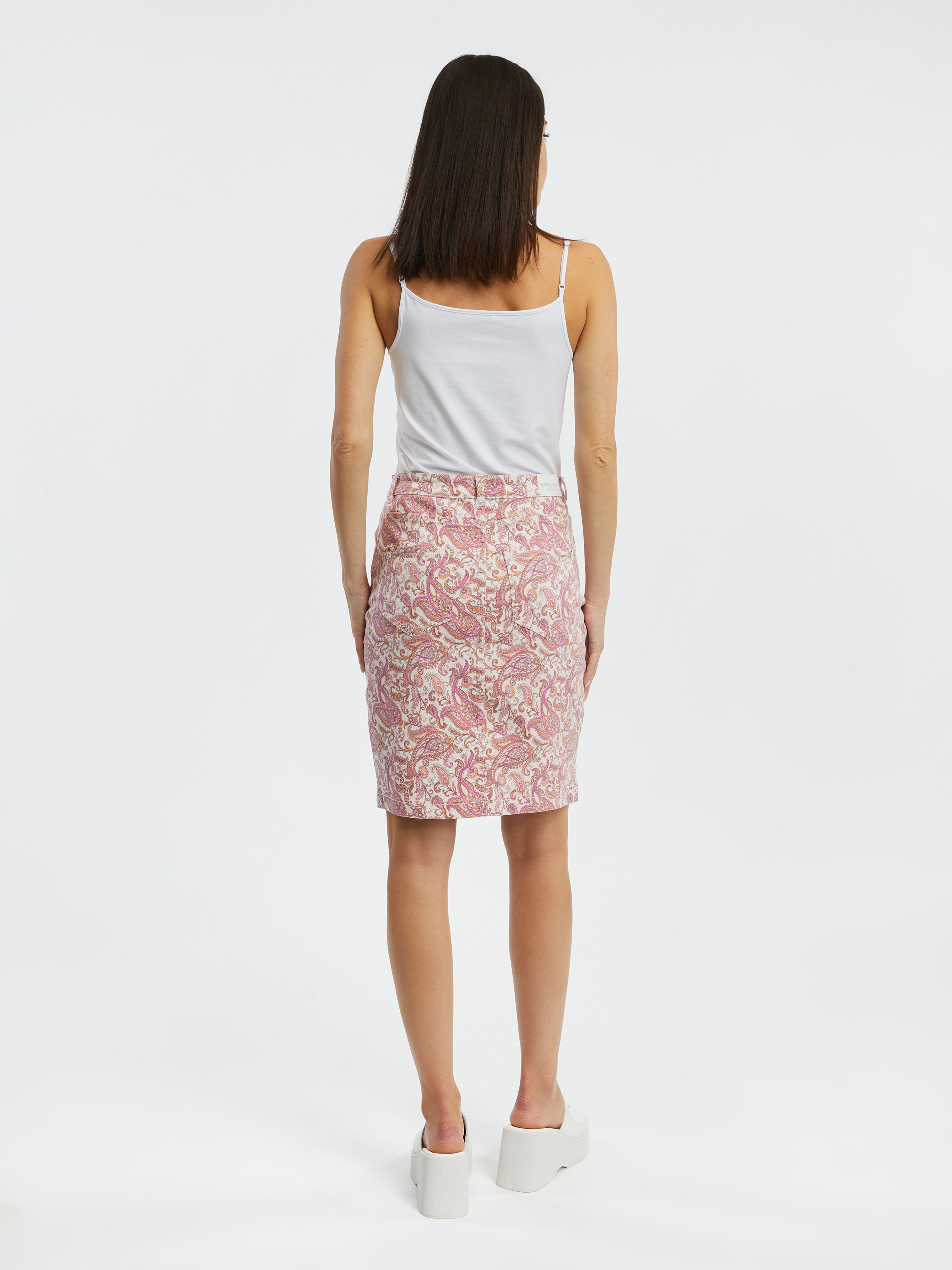 Ružičasta ženska traper suknja s uzorkom ORSAY | Orsay.hr - Službeni e ...