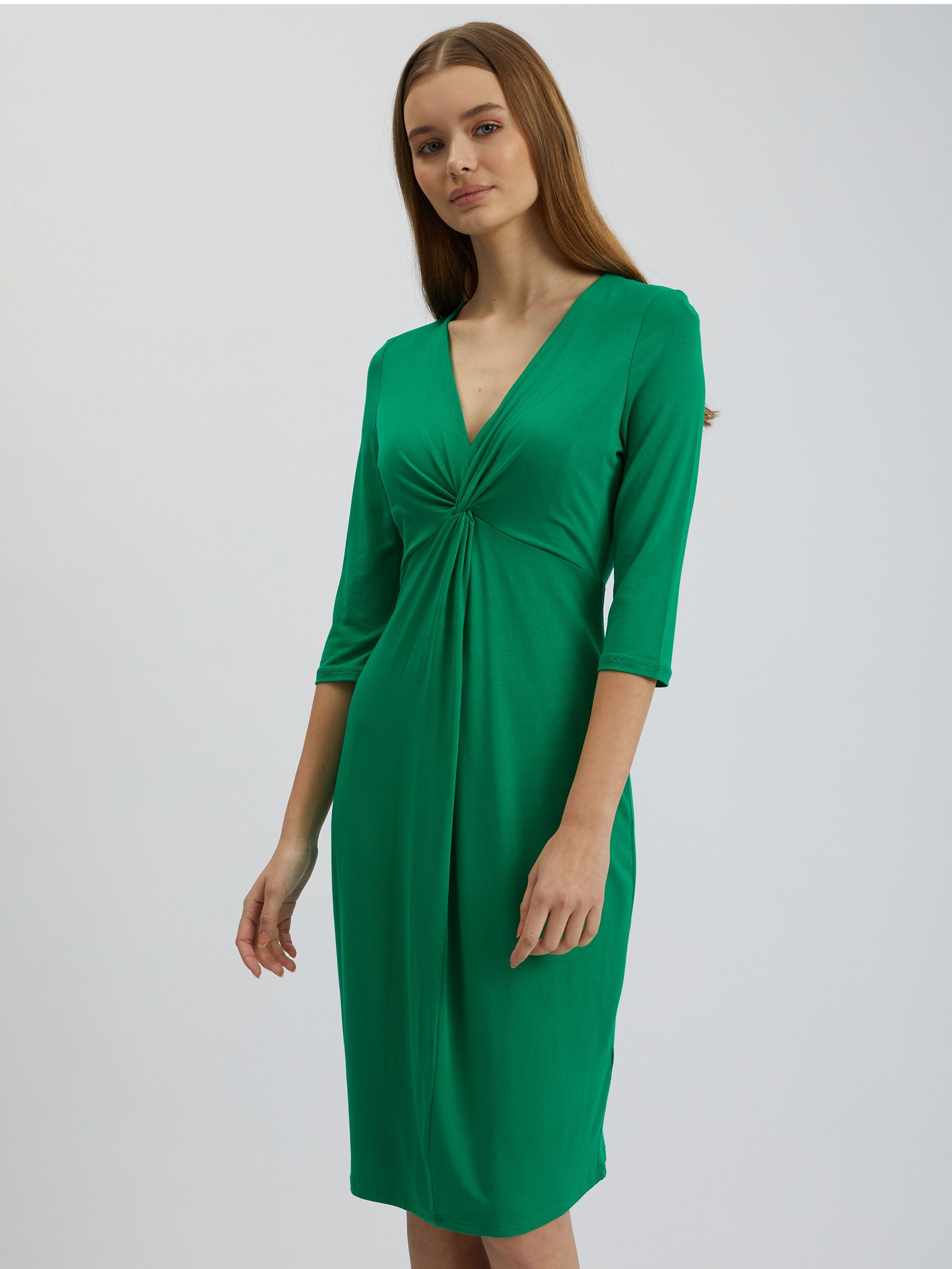 Zielona sukienka damska ORSAY