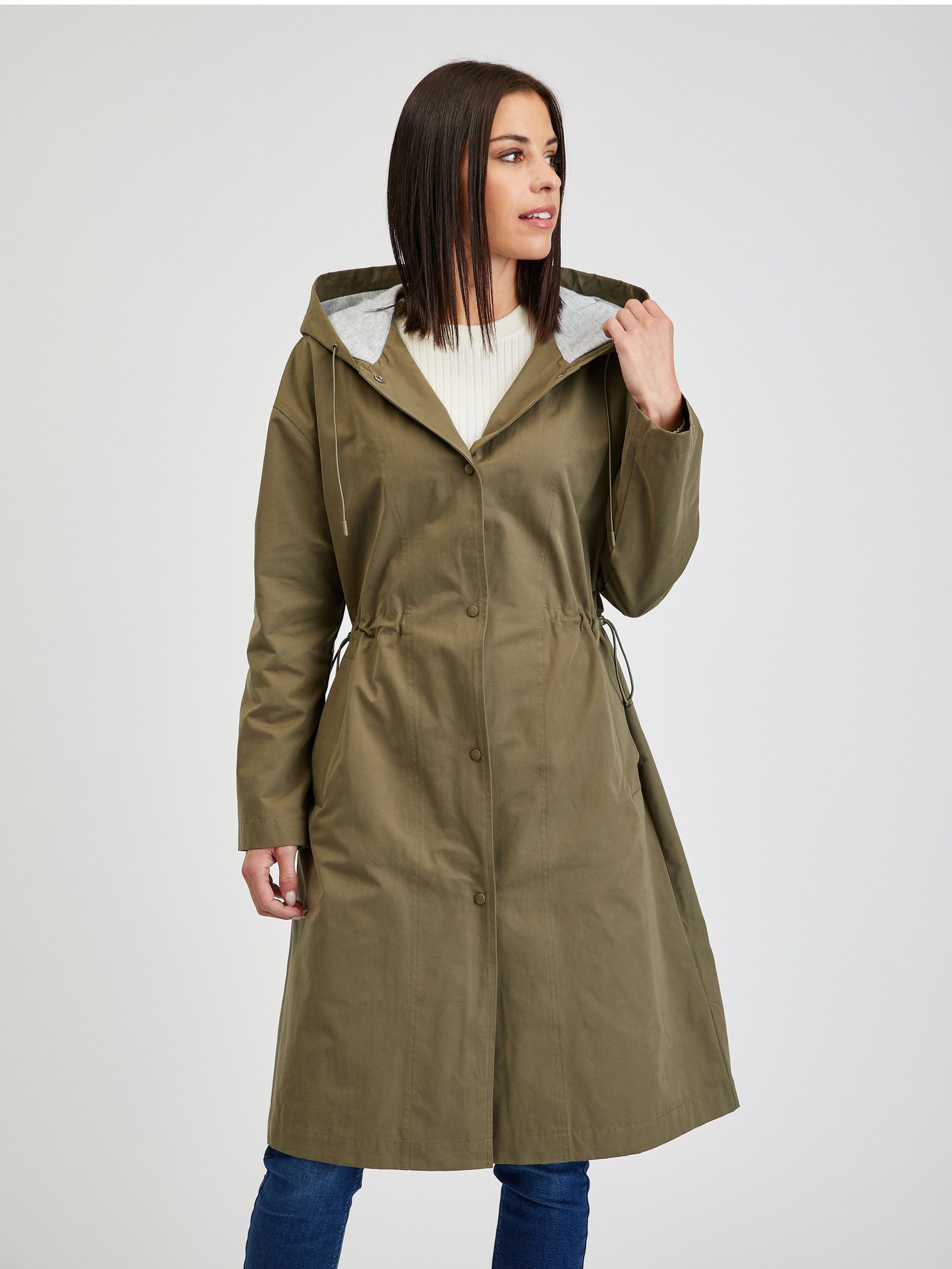 Khaki dámská parka ORSAY