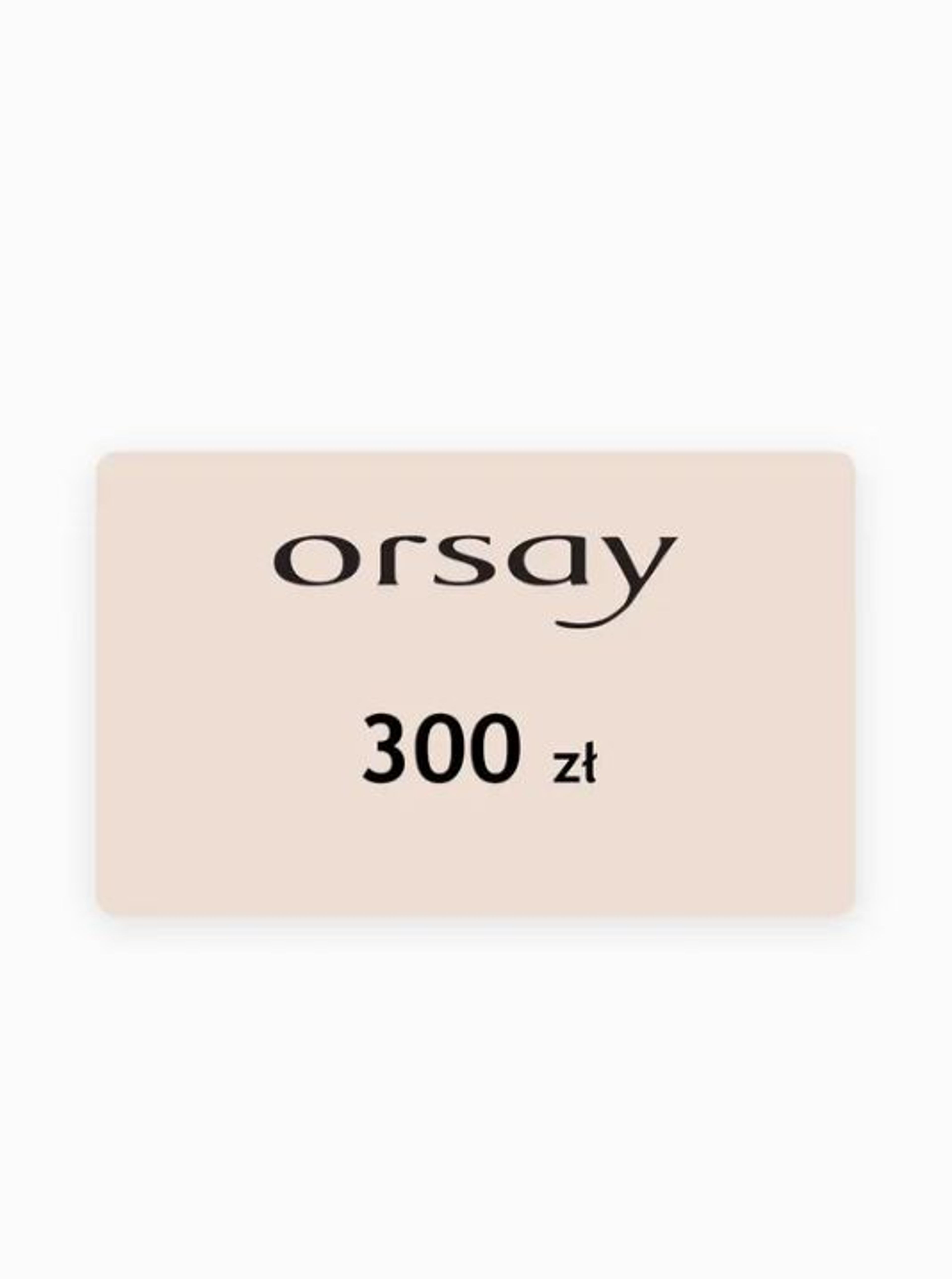 Podaruj kartę podarunkową ORSAY