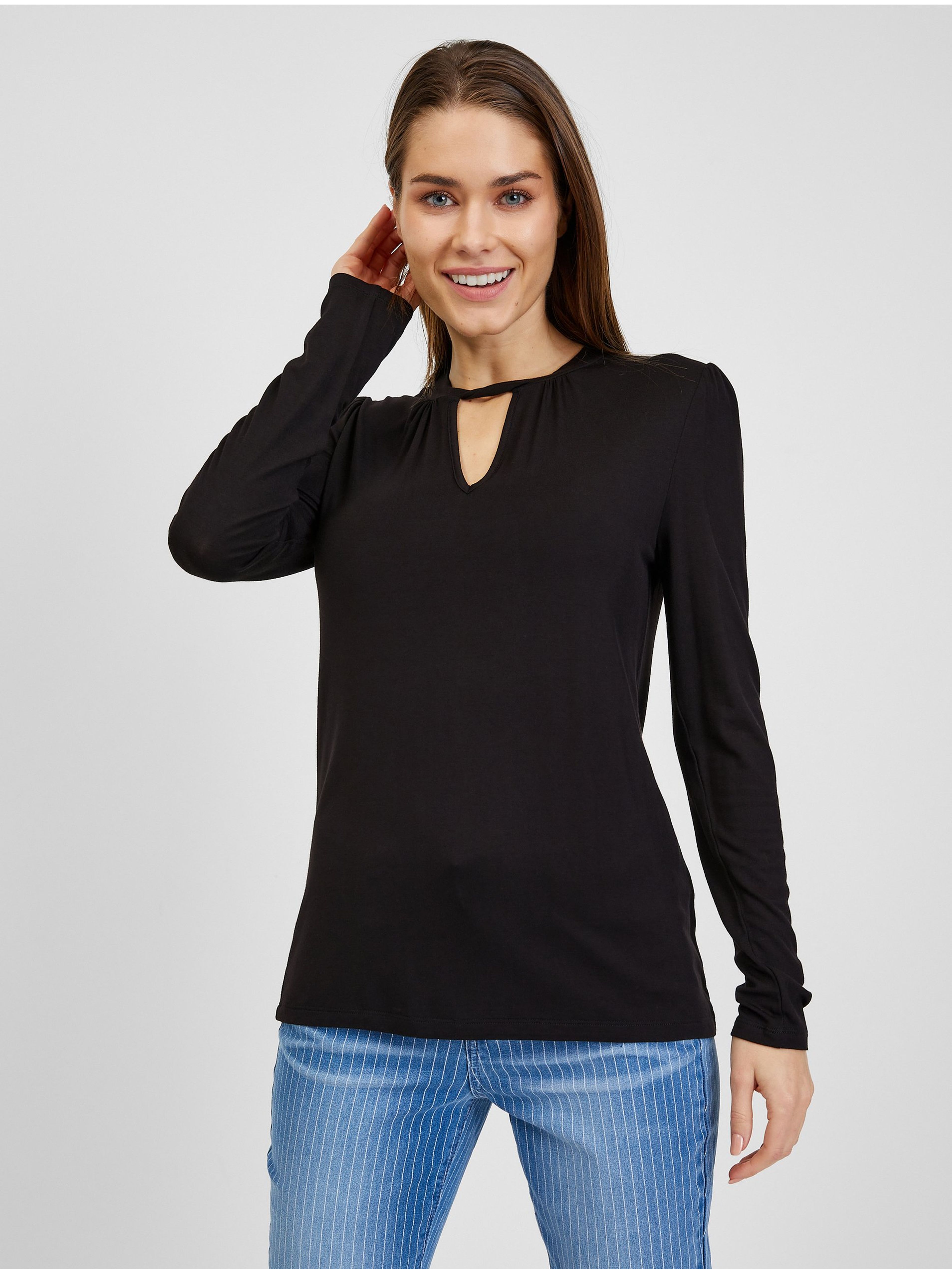 Schwarzes Damen T-Shirt ORSAY