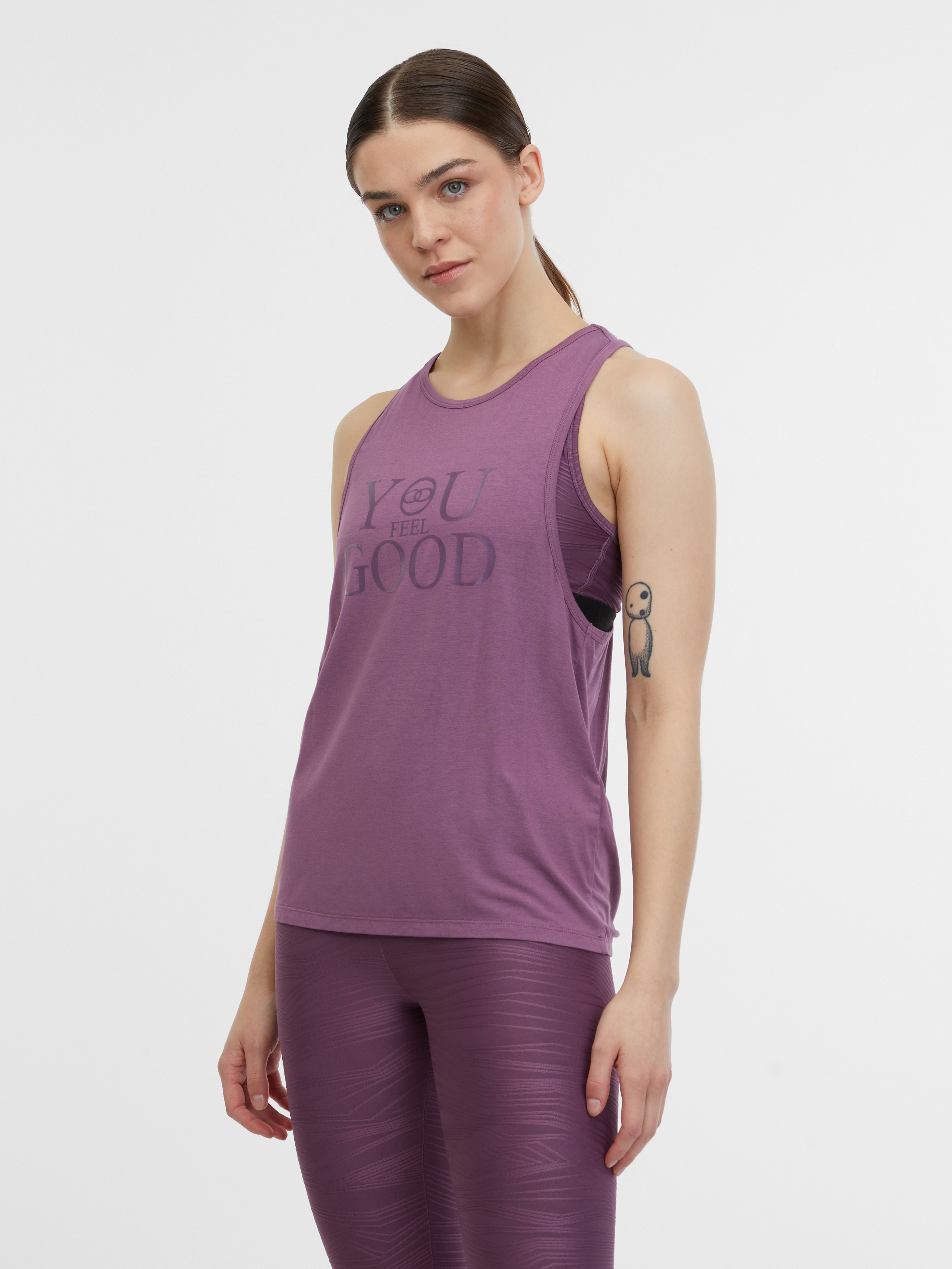 Vijolična ženska športna majica ORSAY