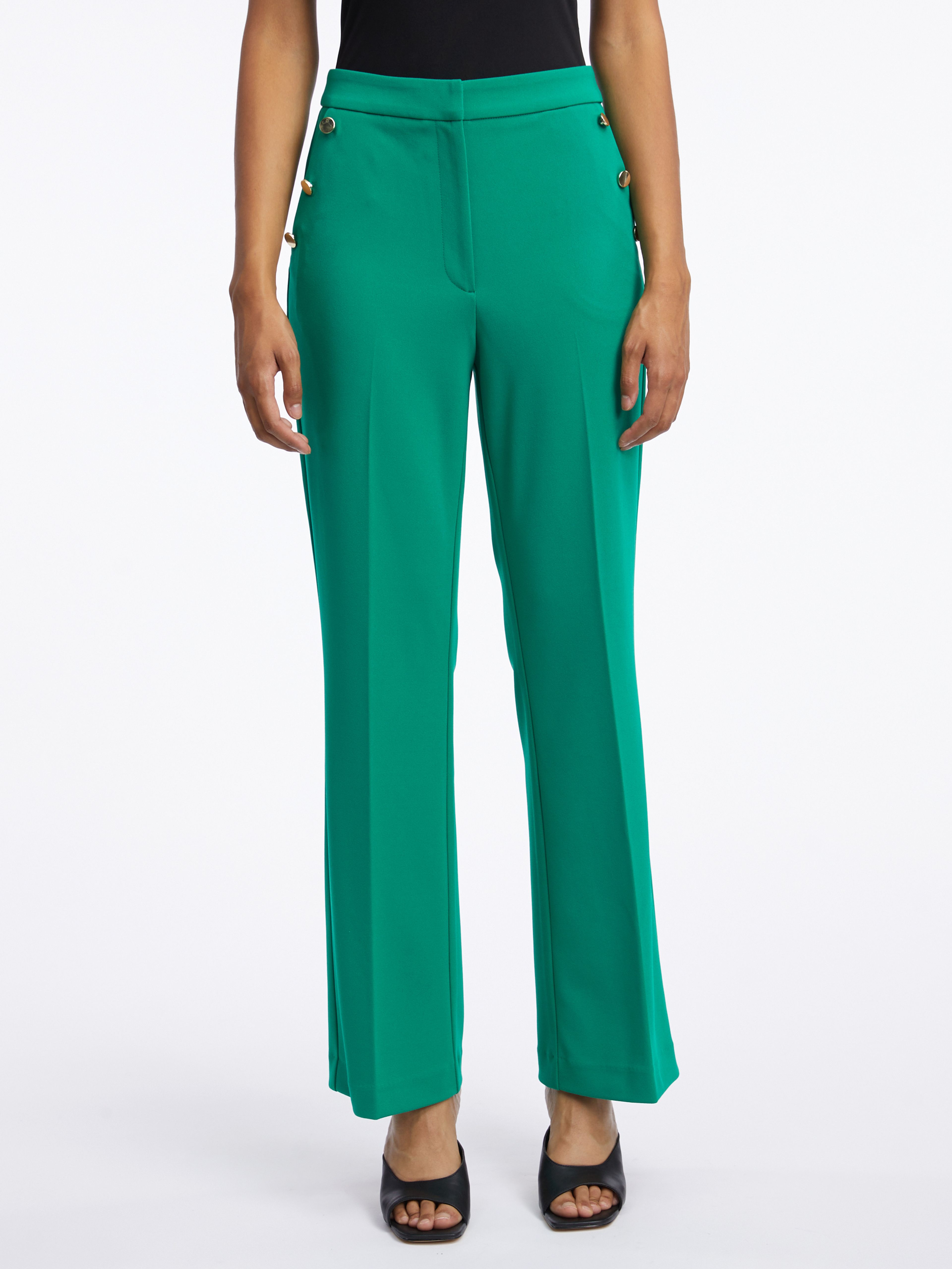 Zielone spodnie damskie ORSAY