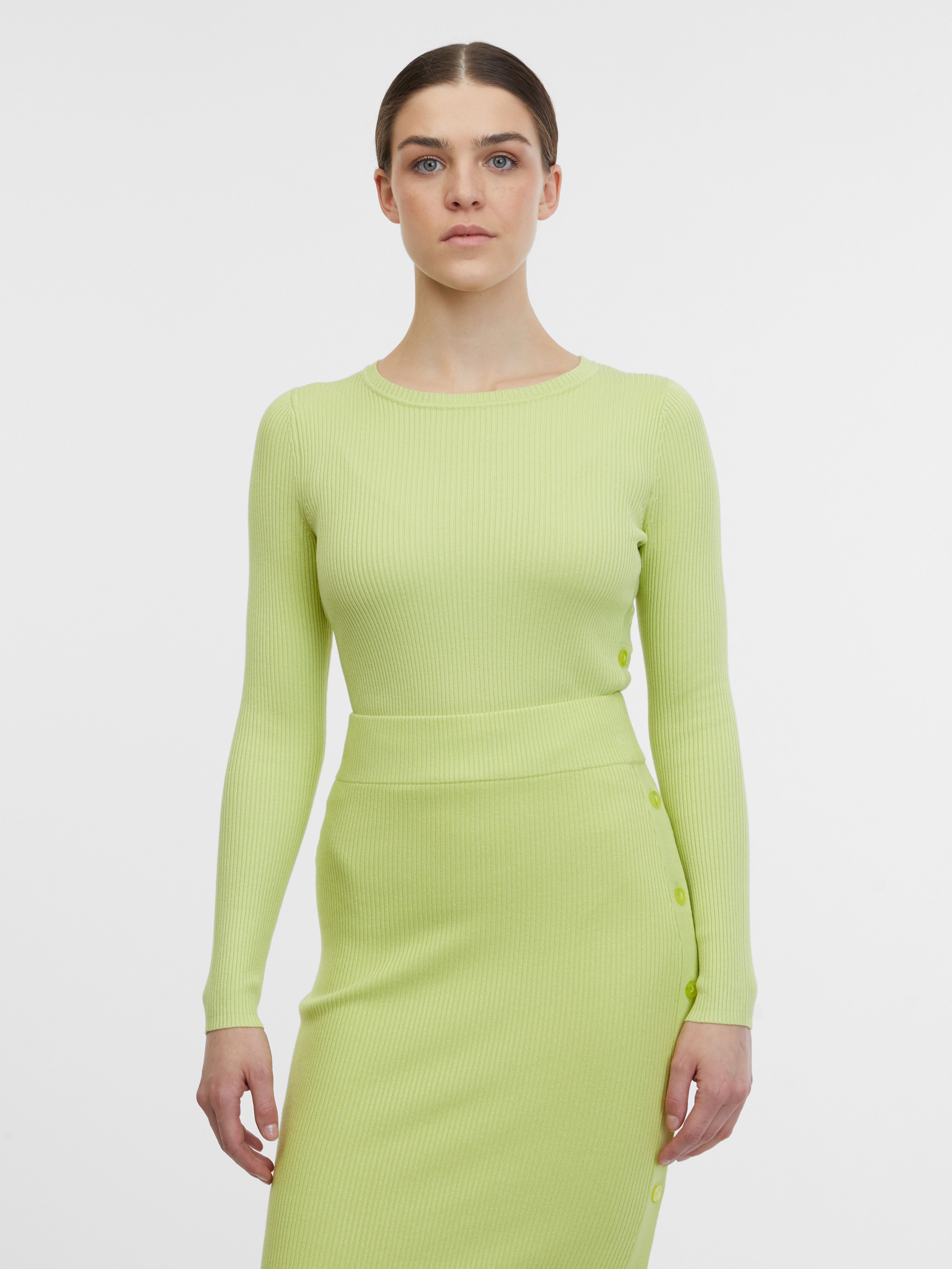 Bluză verde deschis cu dungi pentru femei ORSAY