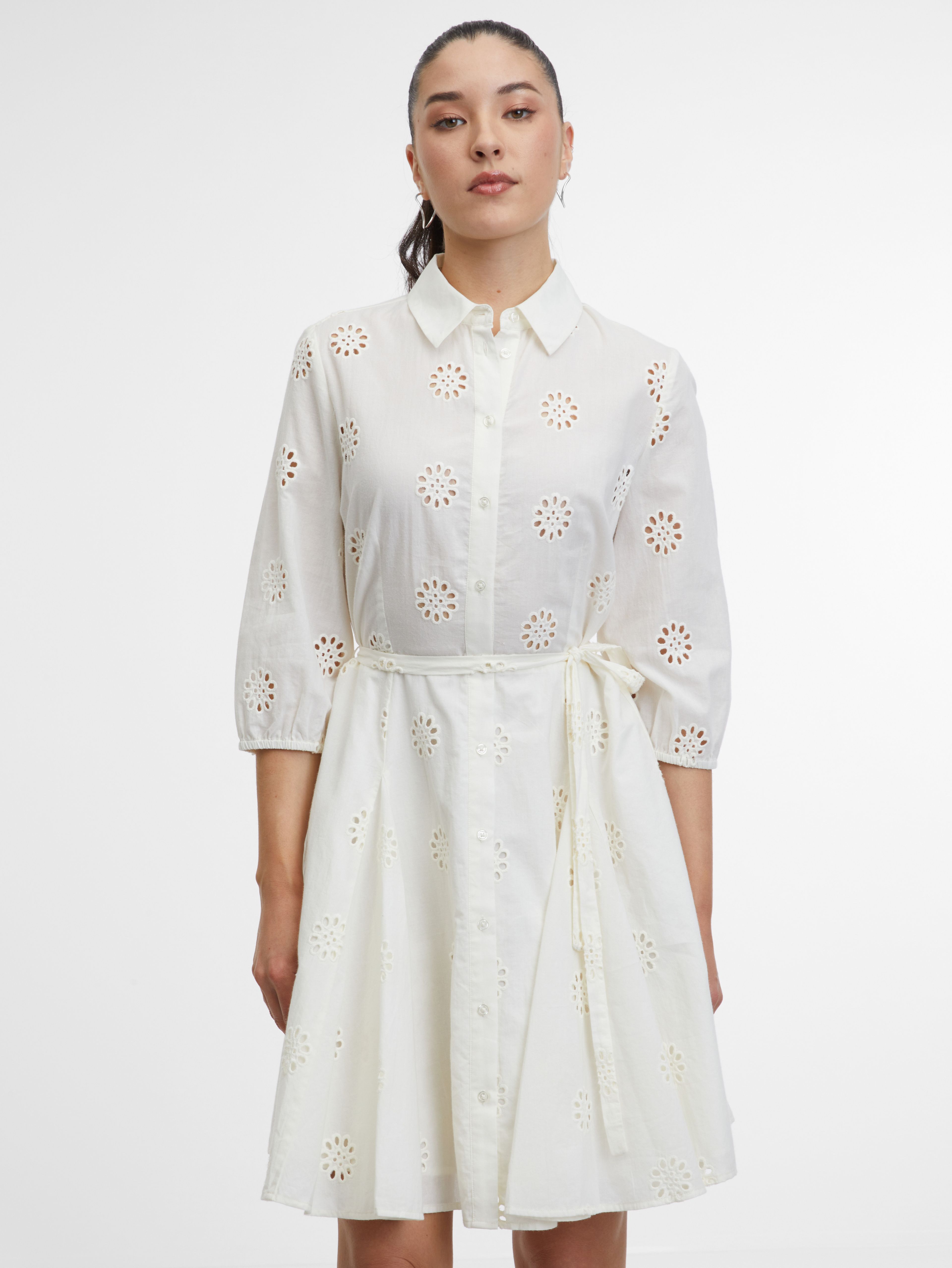 ORSAY fehér női ing ruha
