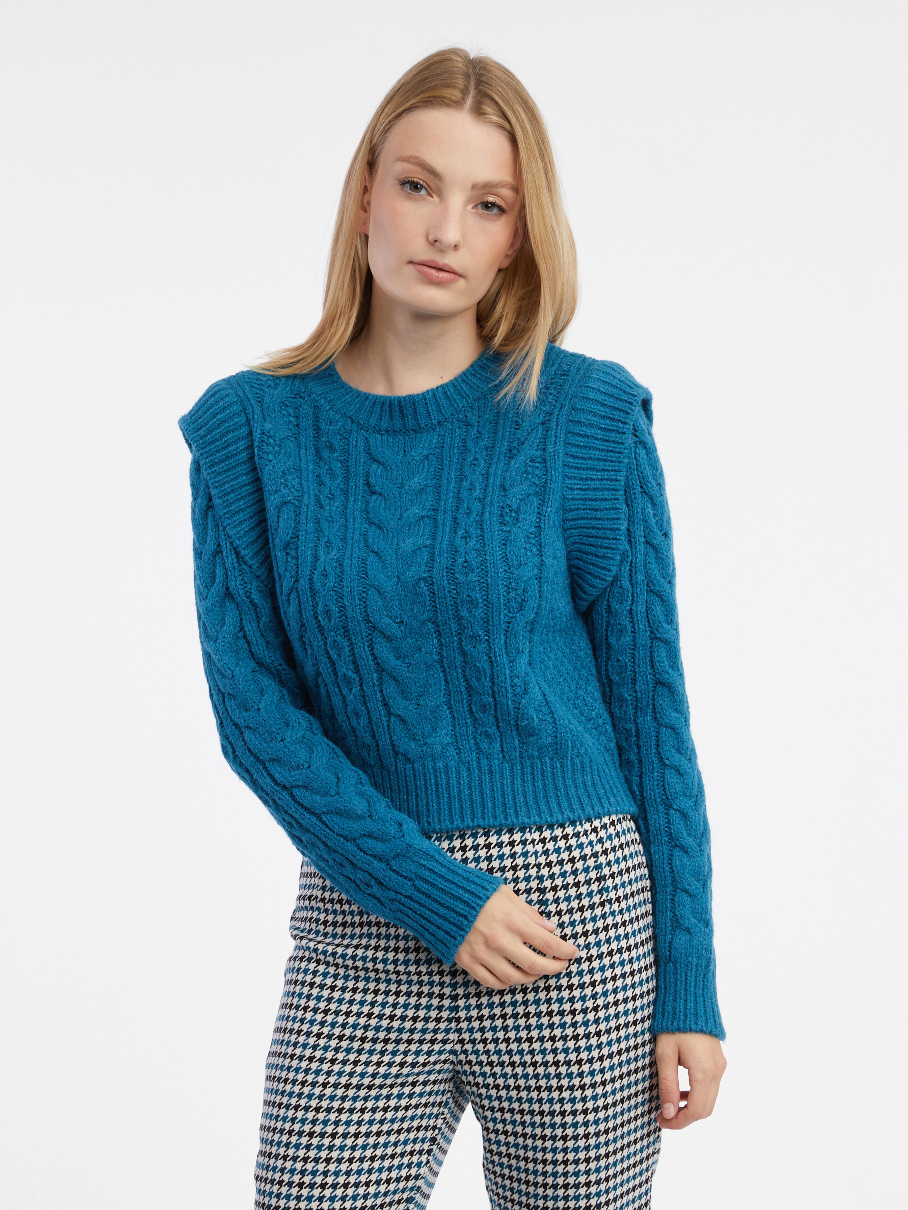 Blaue Damen Strickjacke ORSAY