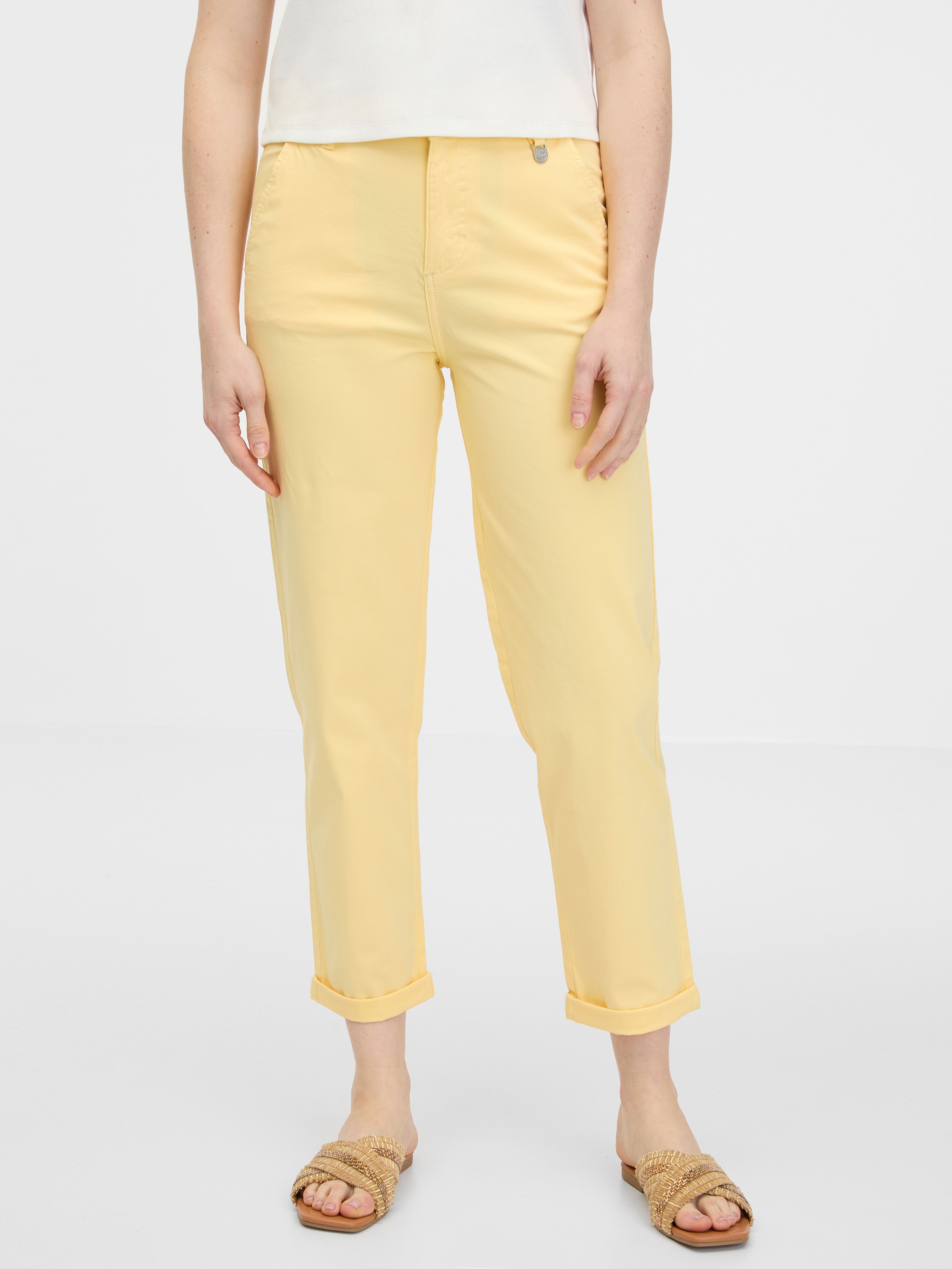 Rumene ženske hlače ORSAY