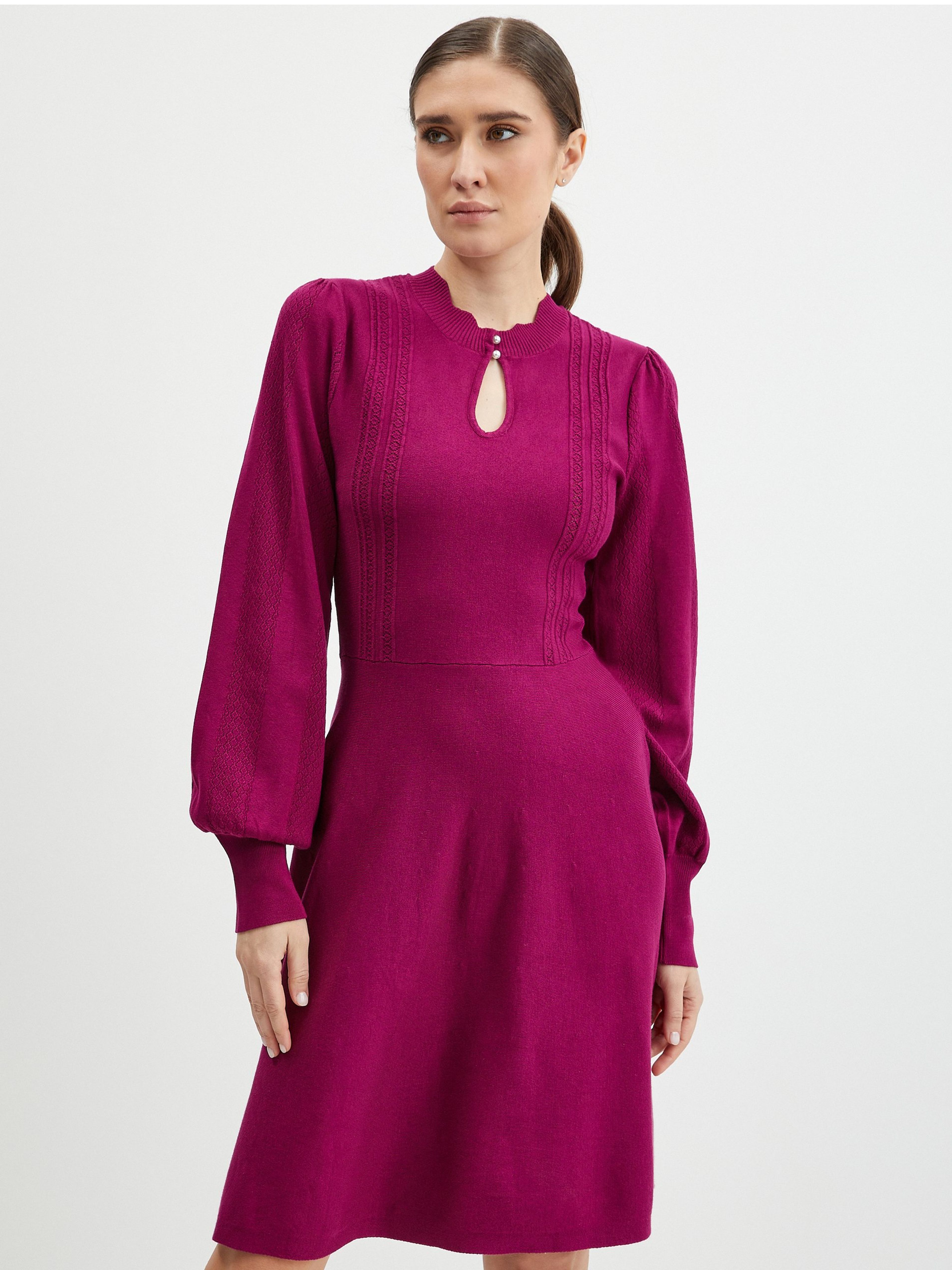 dunkelrosa-damen-pullover-kleid-orsay-orsay-de-der-offizielle-e
