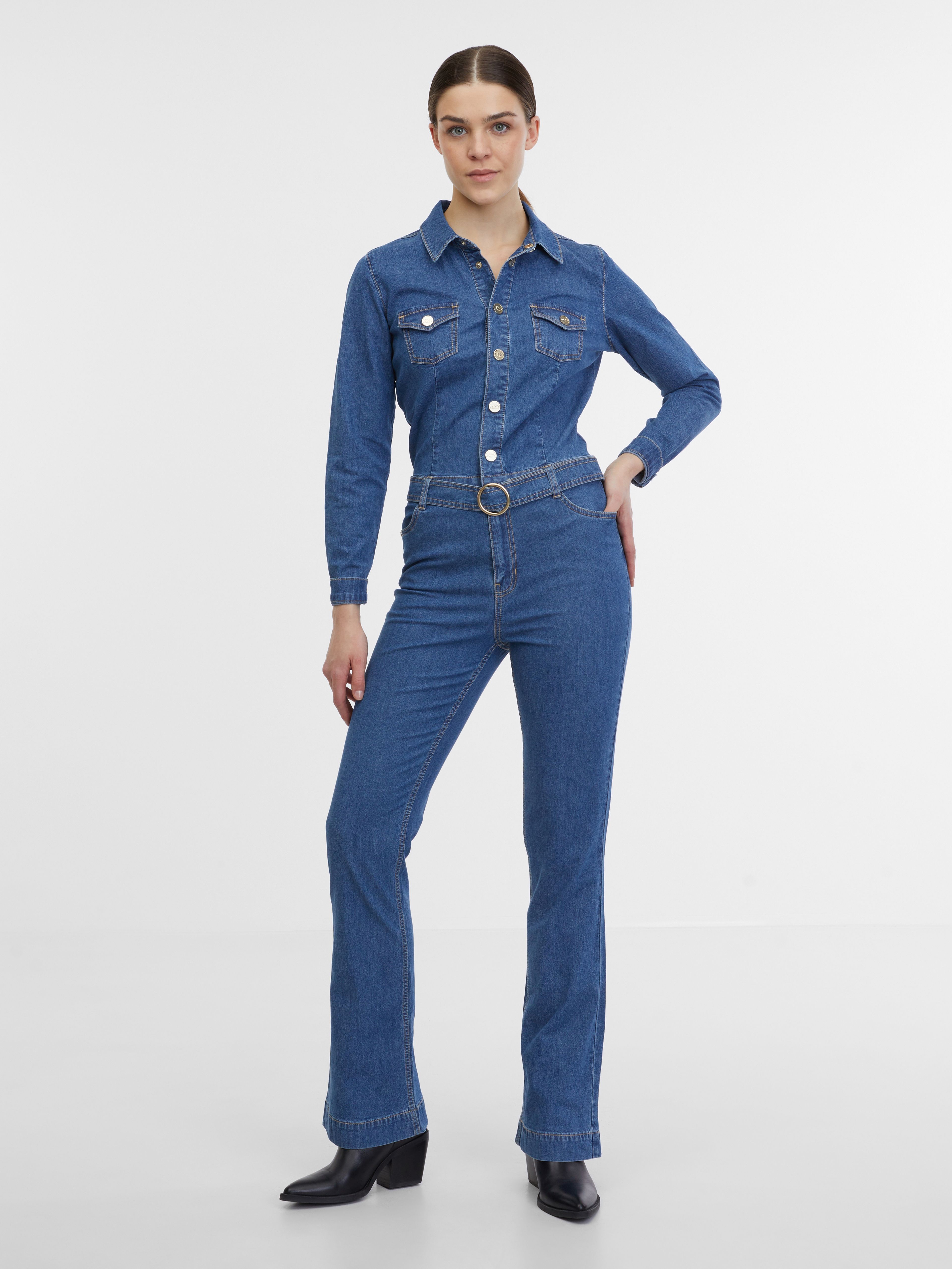 Blauer Jeans-Overall Damen ORSAY
