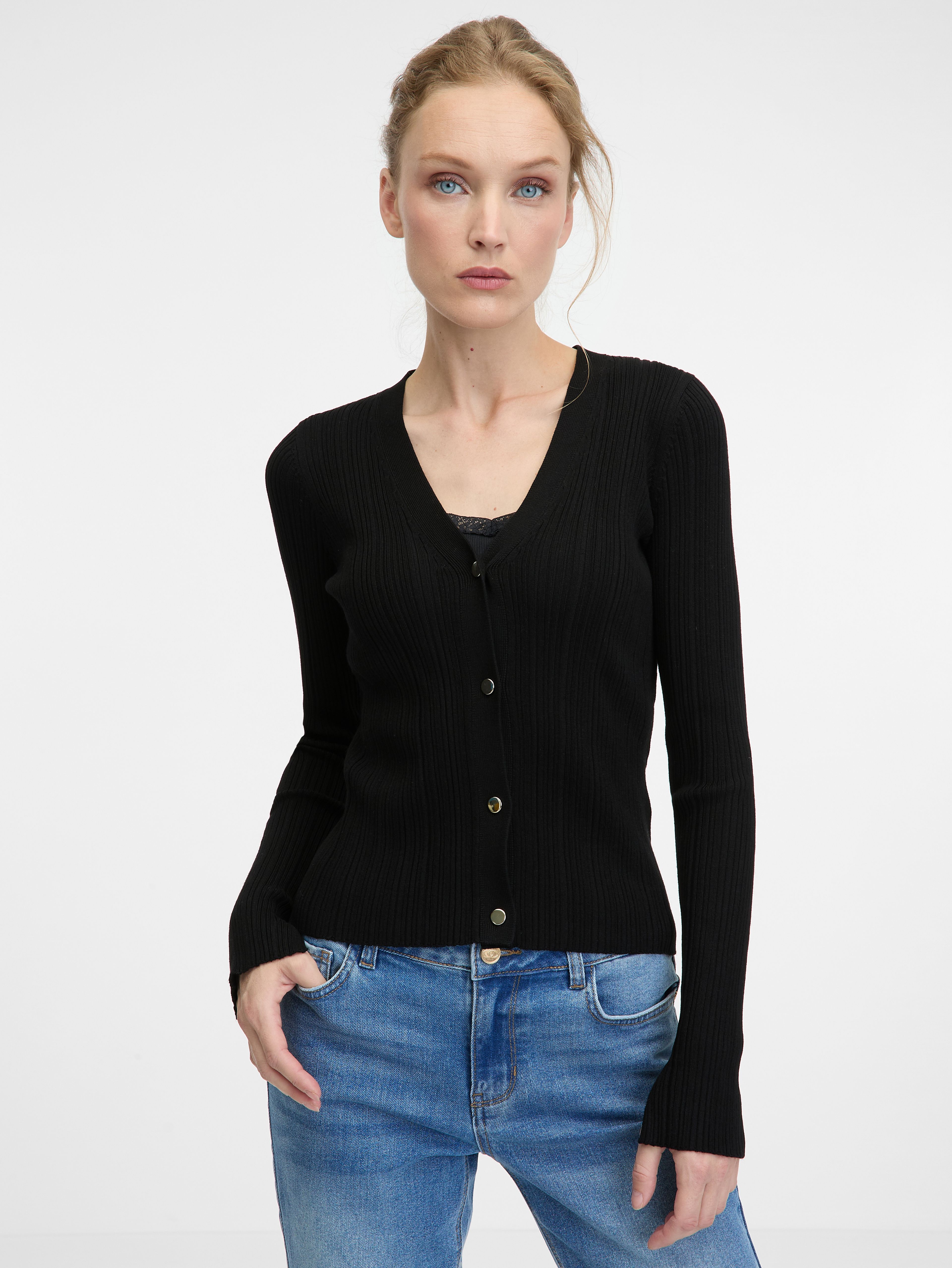 Cardigan negru pentru femei ORSAY