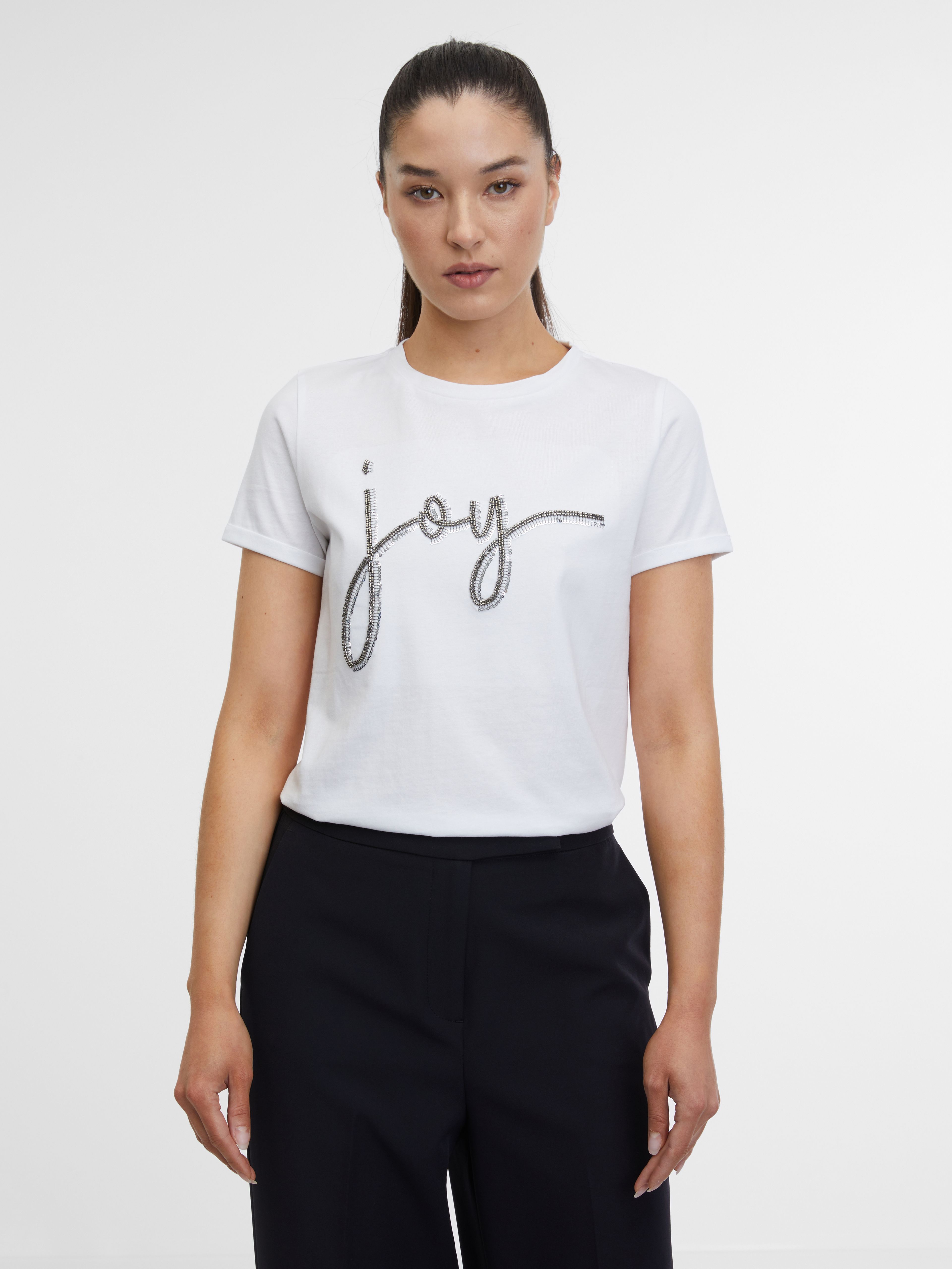 Weißes Damen-T-Shirt ORSAY