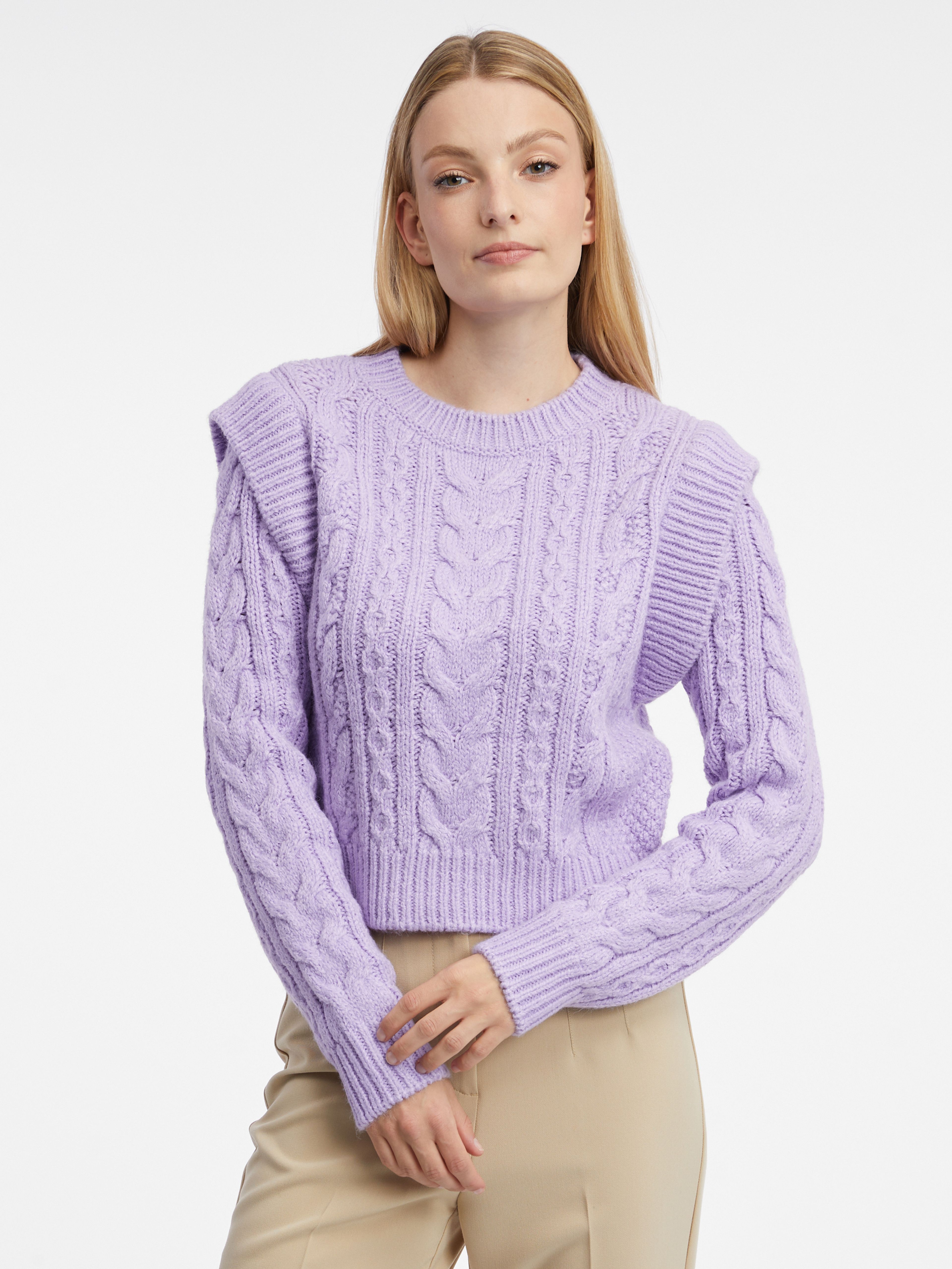 Hellvioletter Damen-Pullover ORSAY
