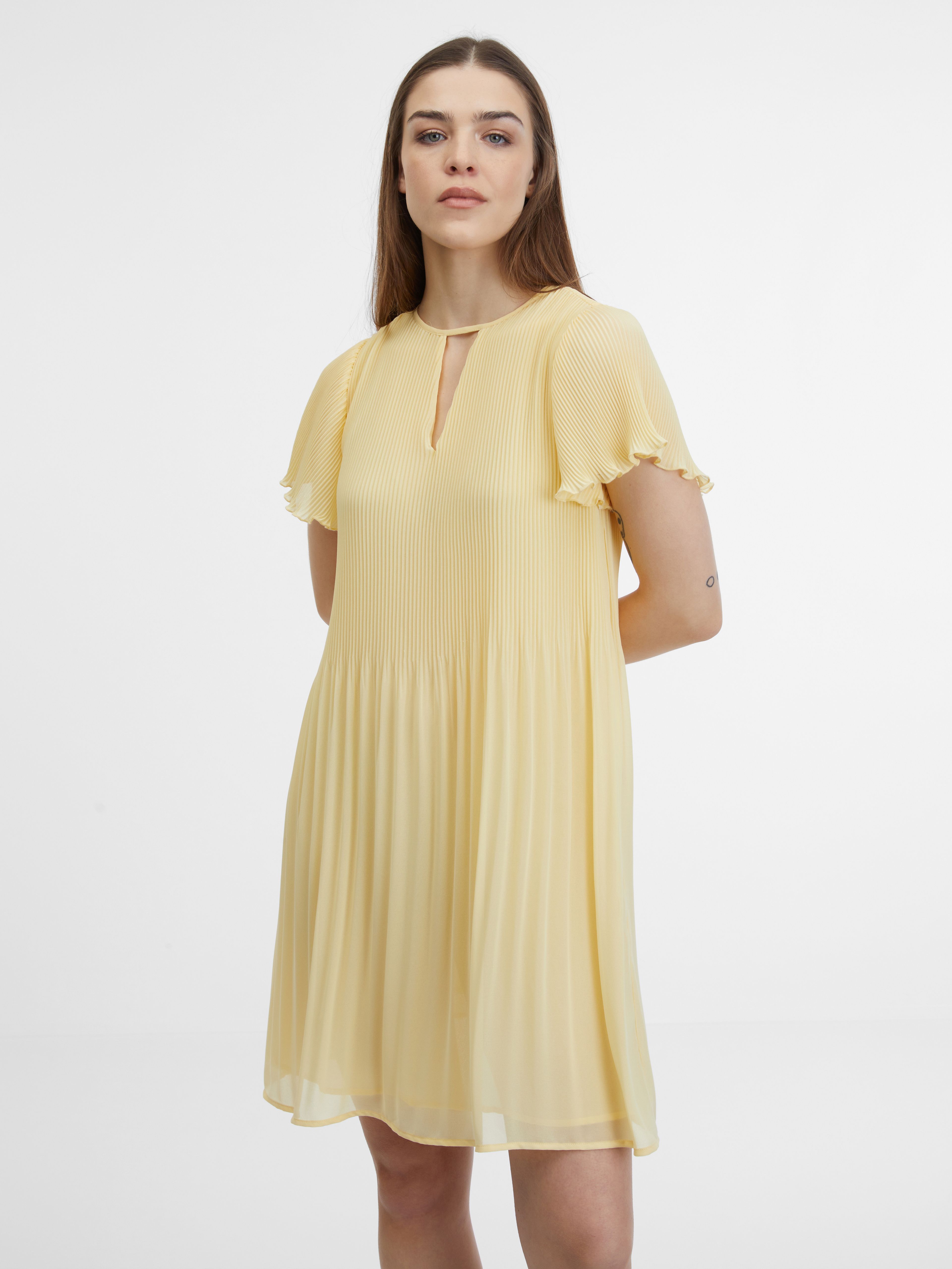 Żółta damska sukienka ORSAY