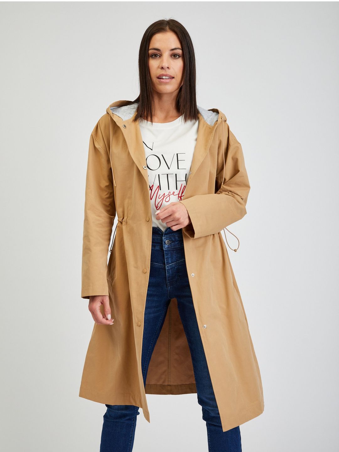 Svjetlosmeđa ženska parka ORSAY | Orsay.hr - Službeni e-shop modne ...