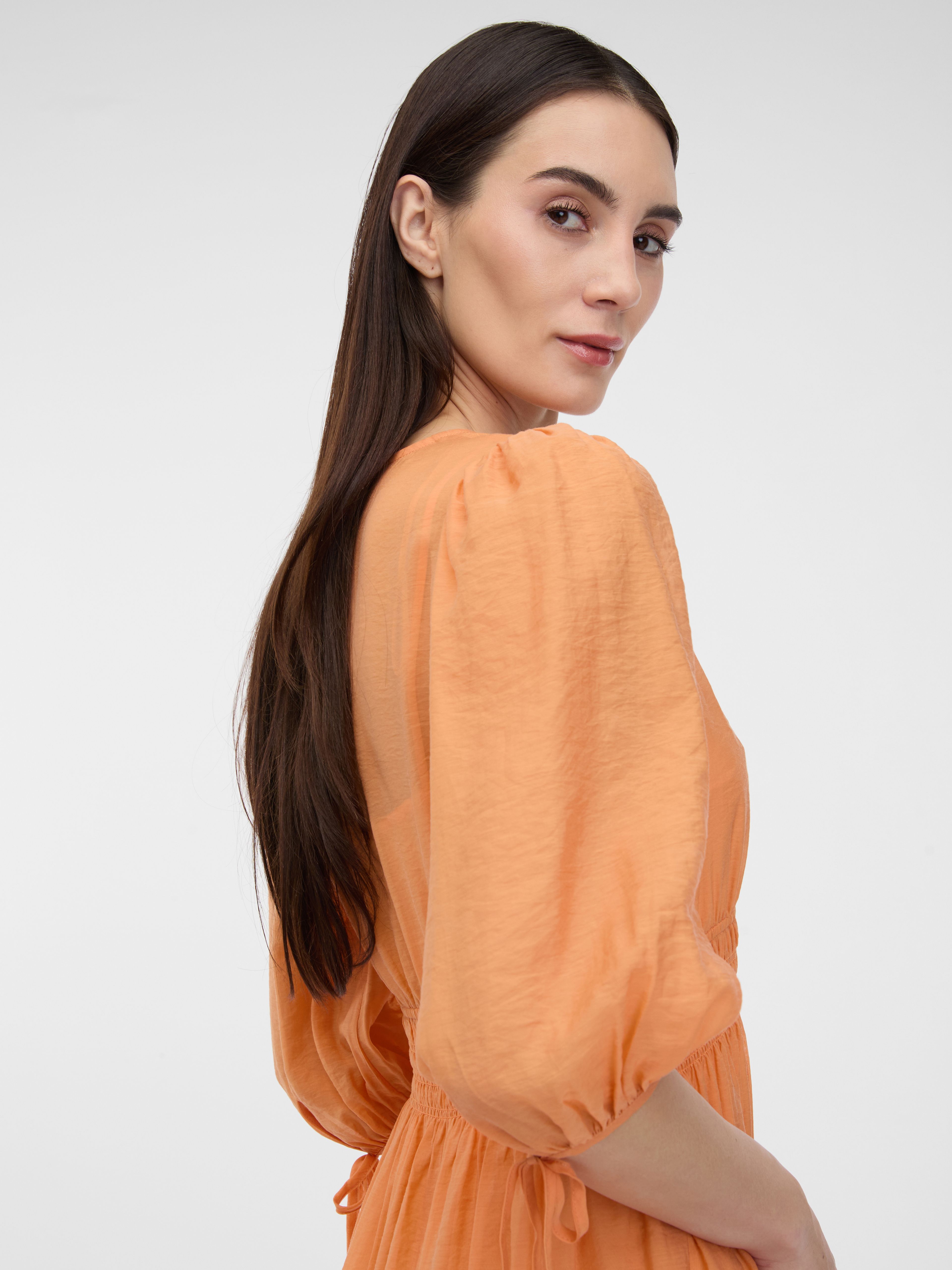 Orangefarbenes Damen Midikleid ORSAY | Orsay.de - Der offizielle E-Shop ...