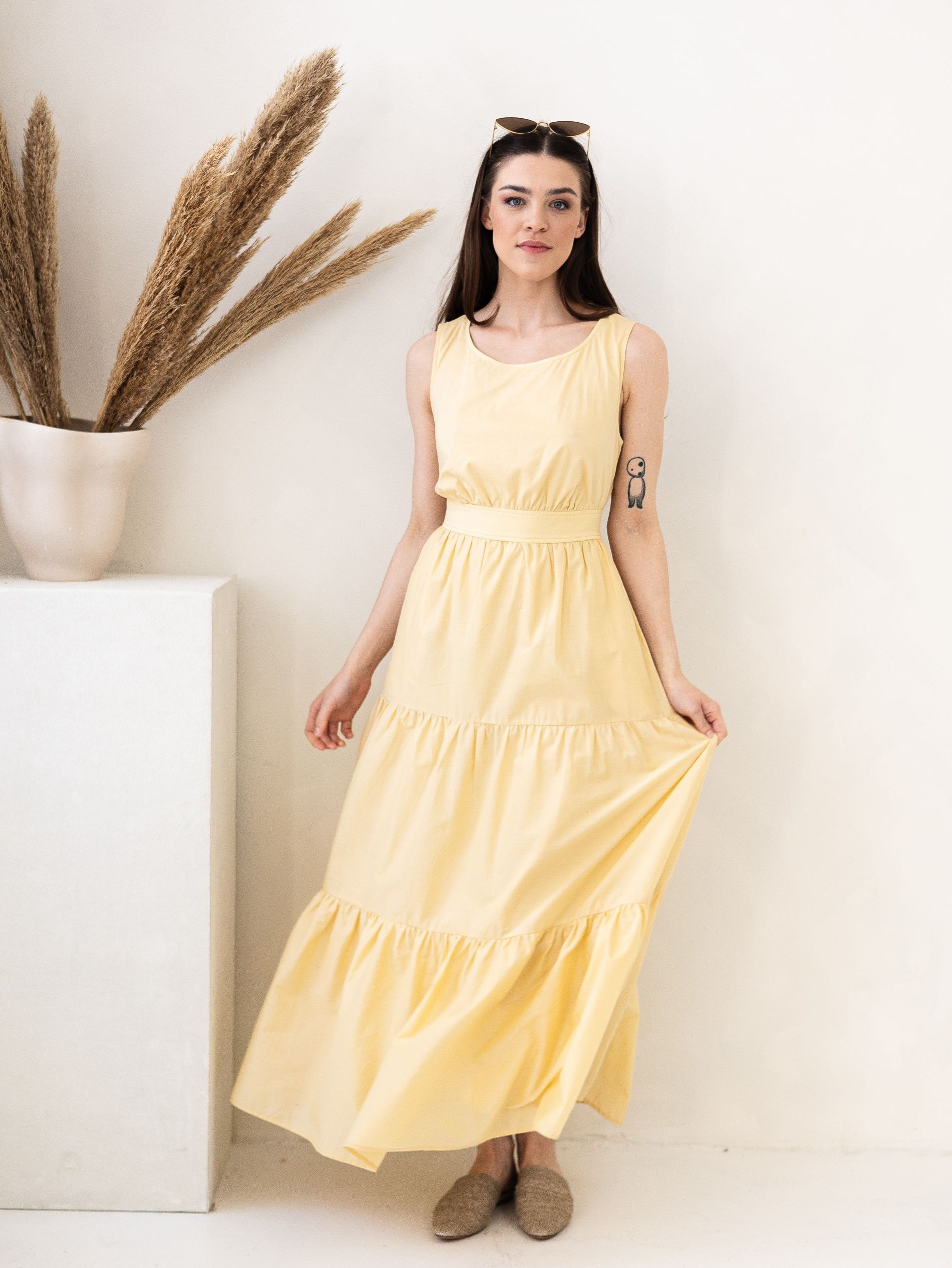 Rumena ženska obleka ORSAY