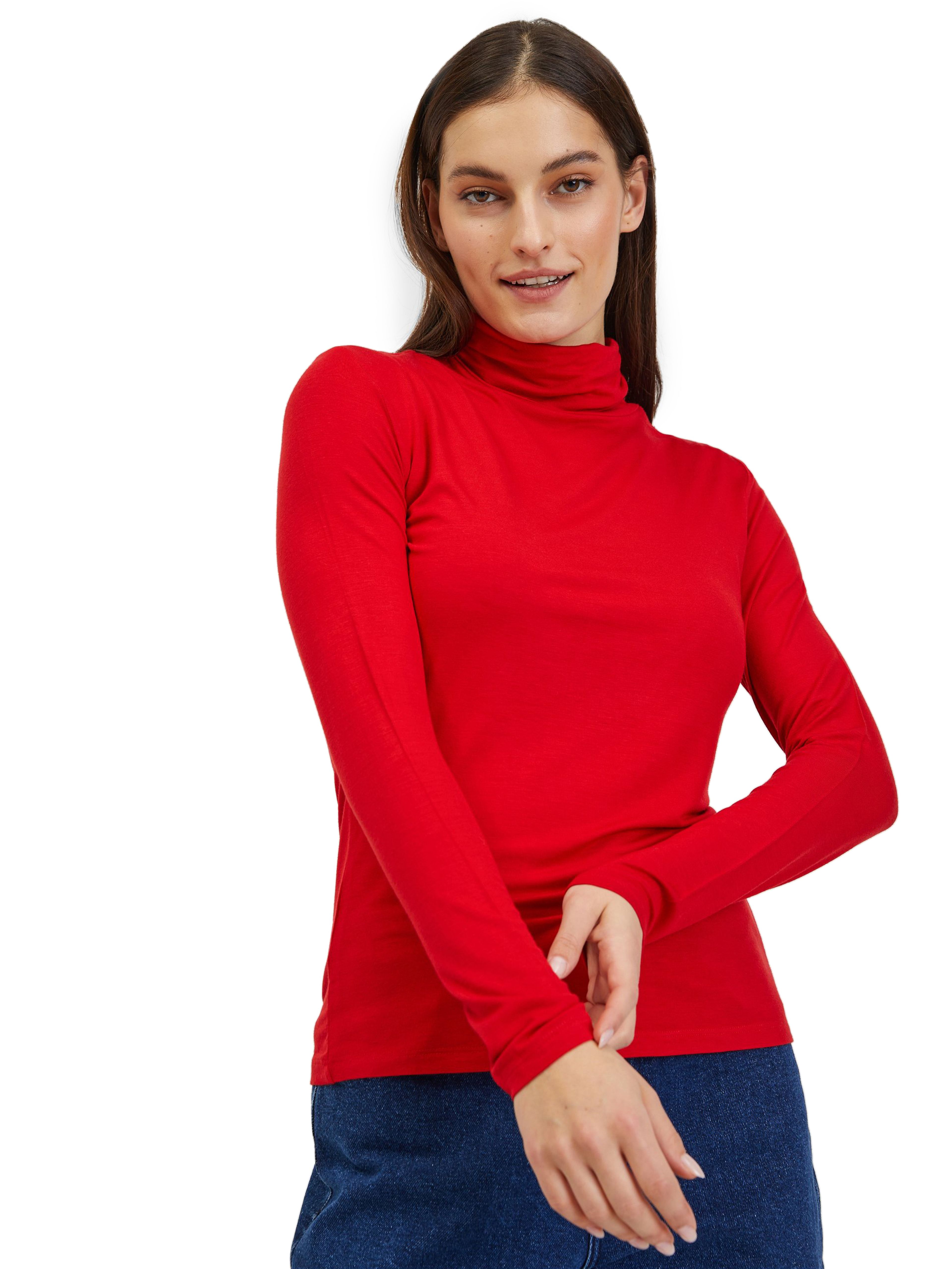 Czerwony t-shirt damski ORSAY