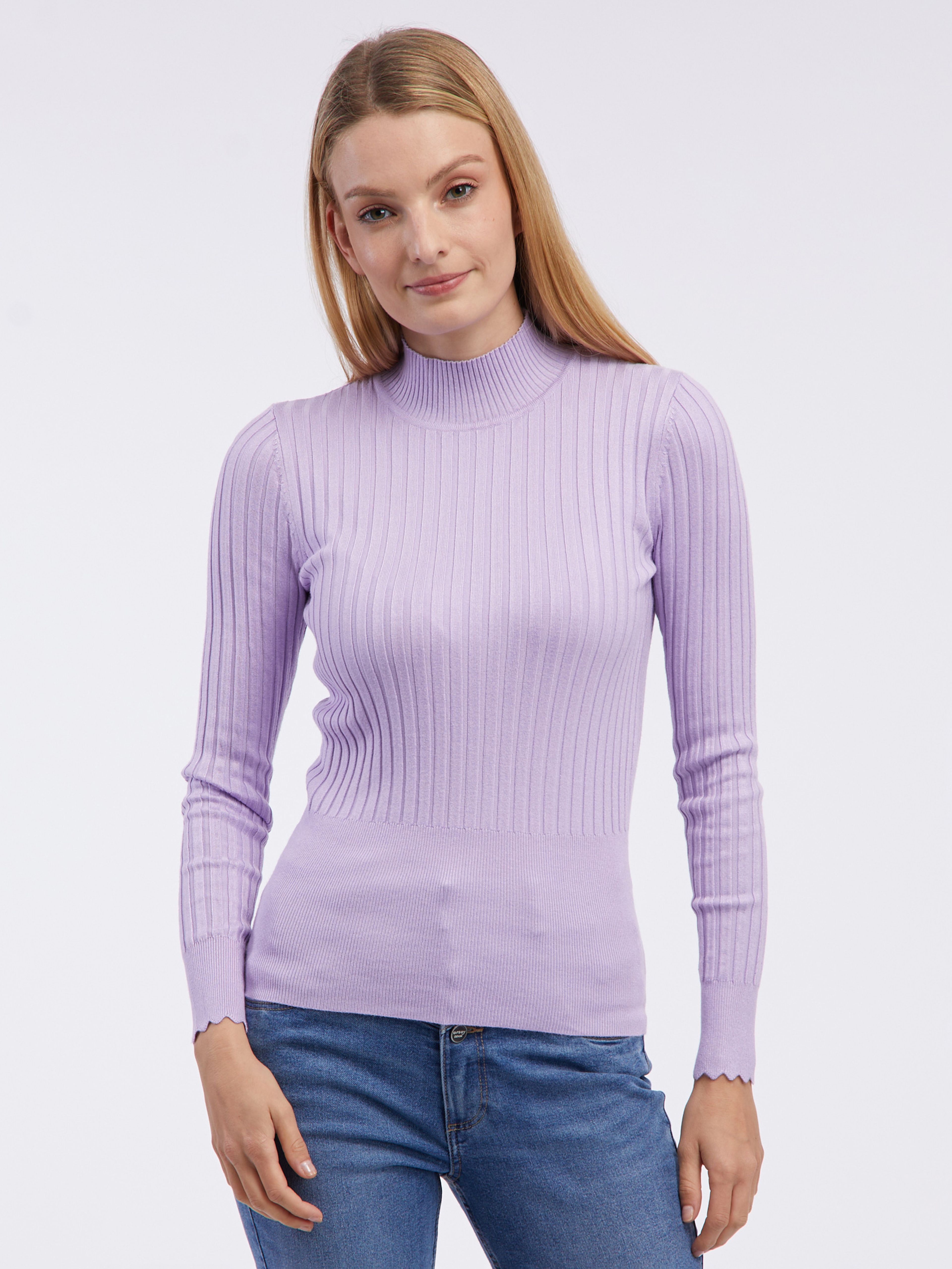 Hellvioletter leichter Damen-Pullover ORSAY