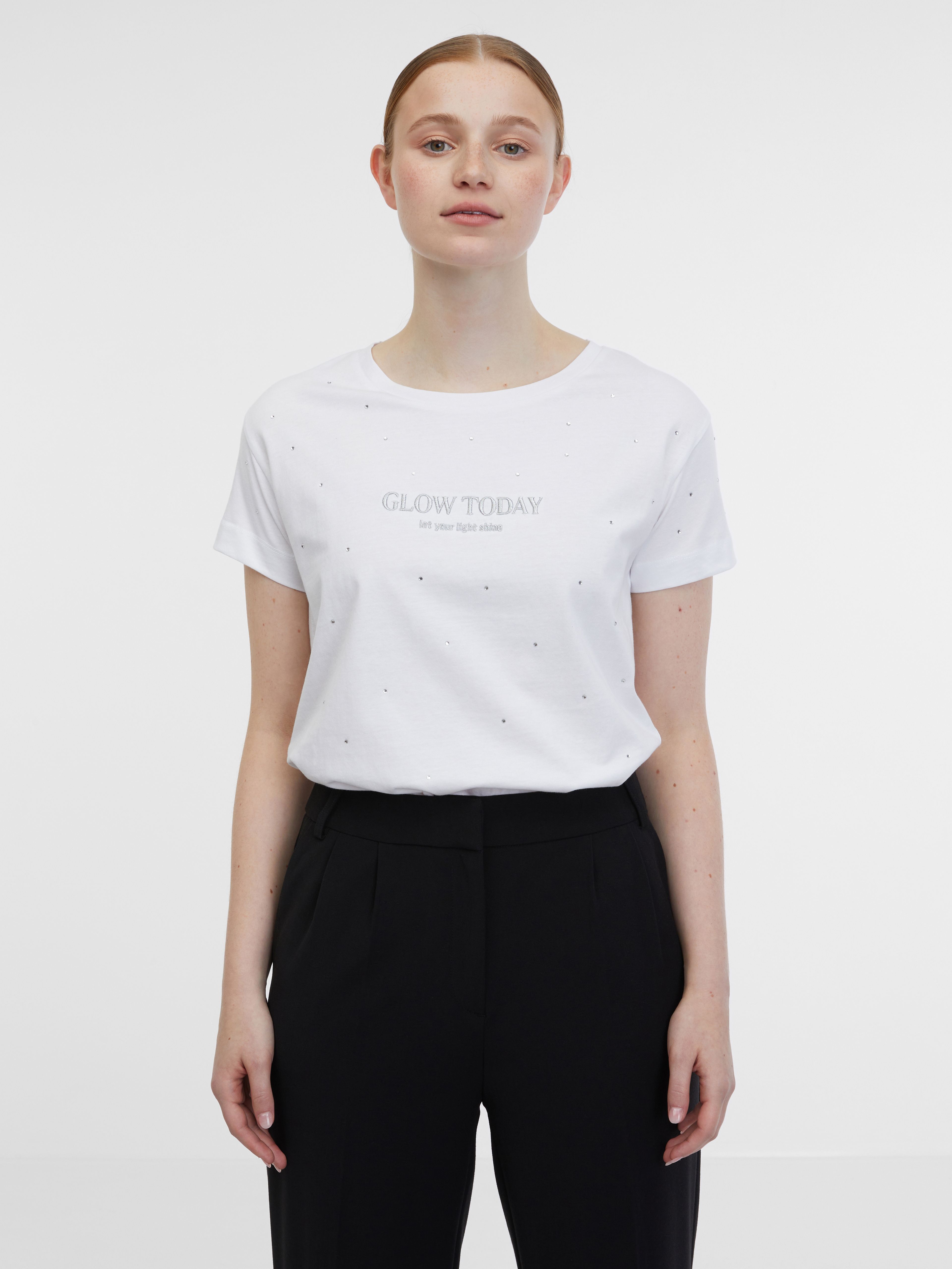 Weißes Damen-T-Shirt ORSAY