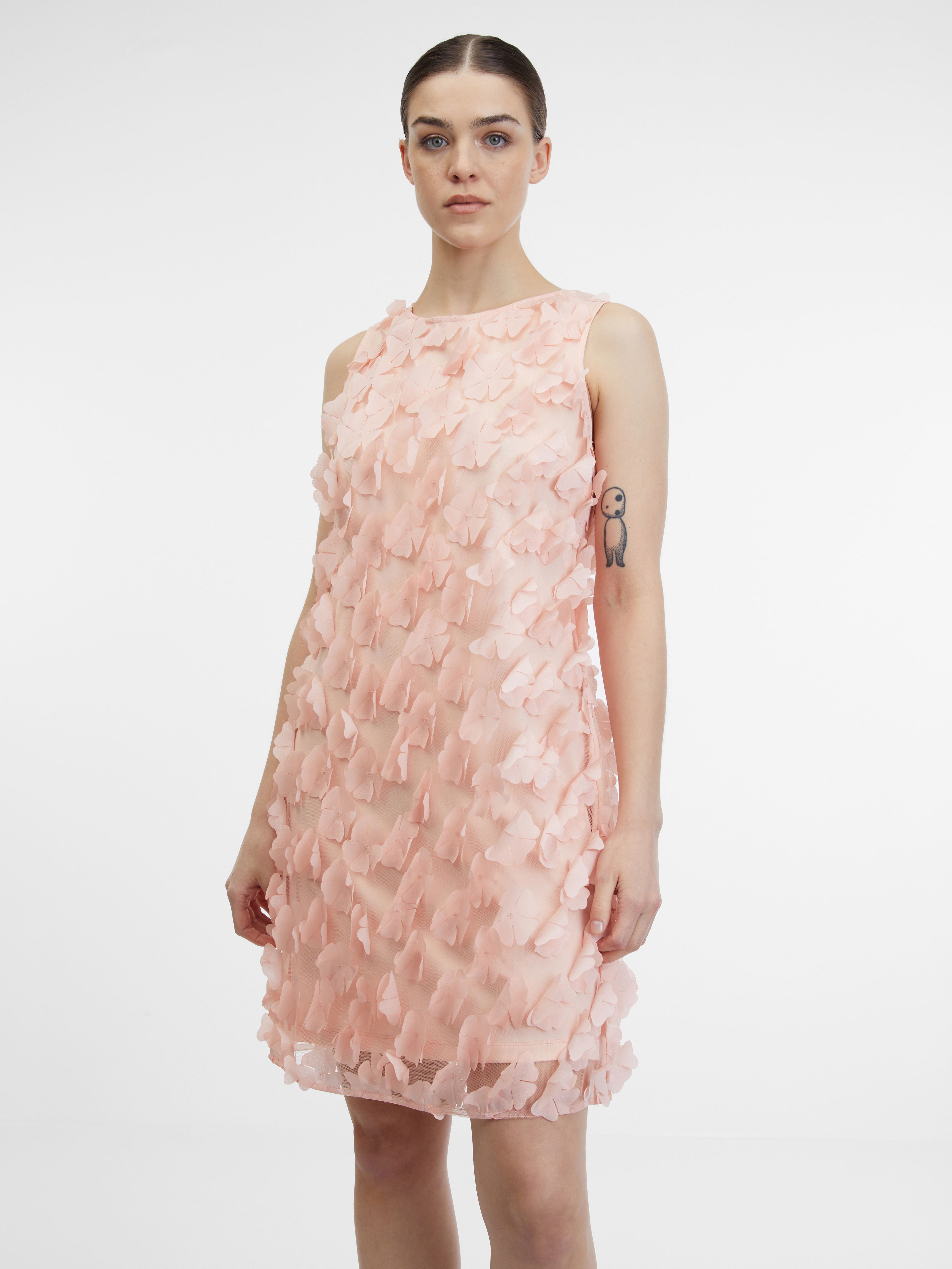 Světle růžové dámské šaty ORSAY