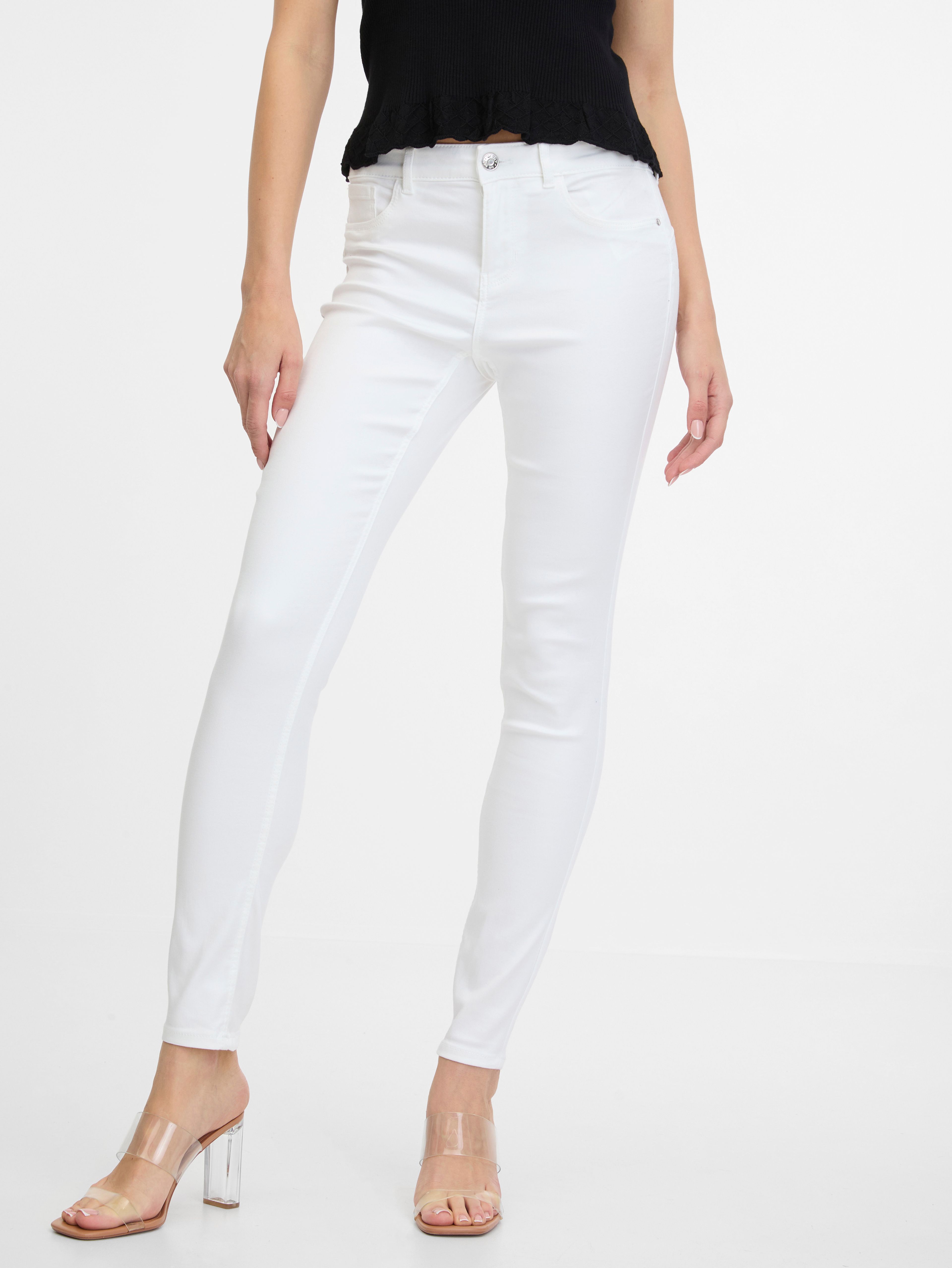 Weiße Skinny Fit Jeans für Damen ORSAY