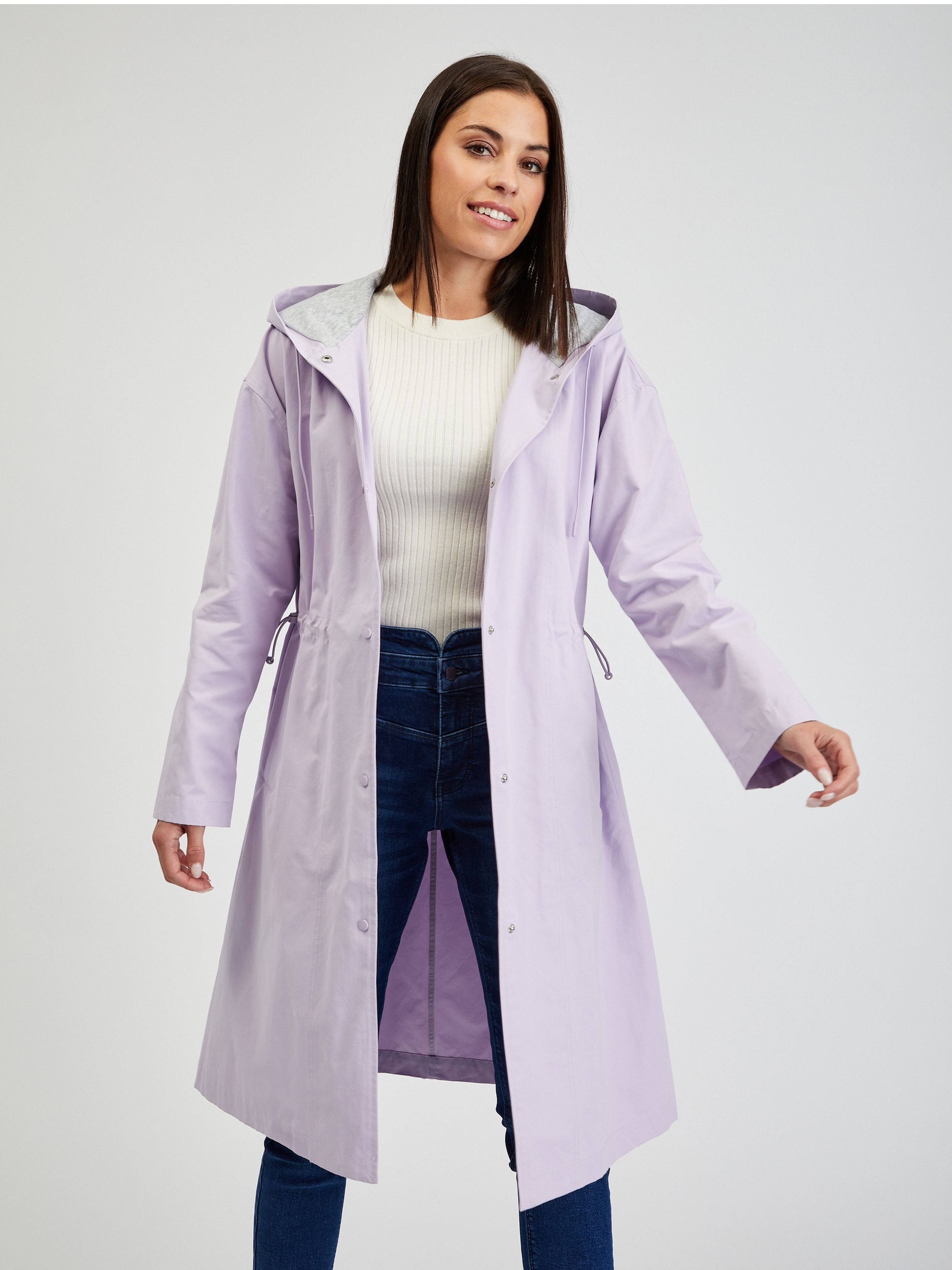 Světle fialová dámská parka ORSAY | Orsay.cz - Oficiální e-shop značky ...