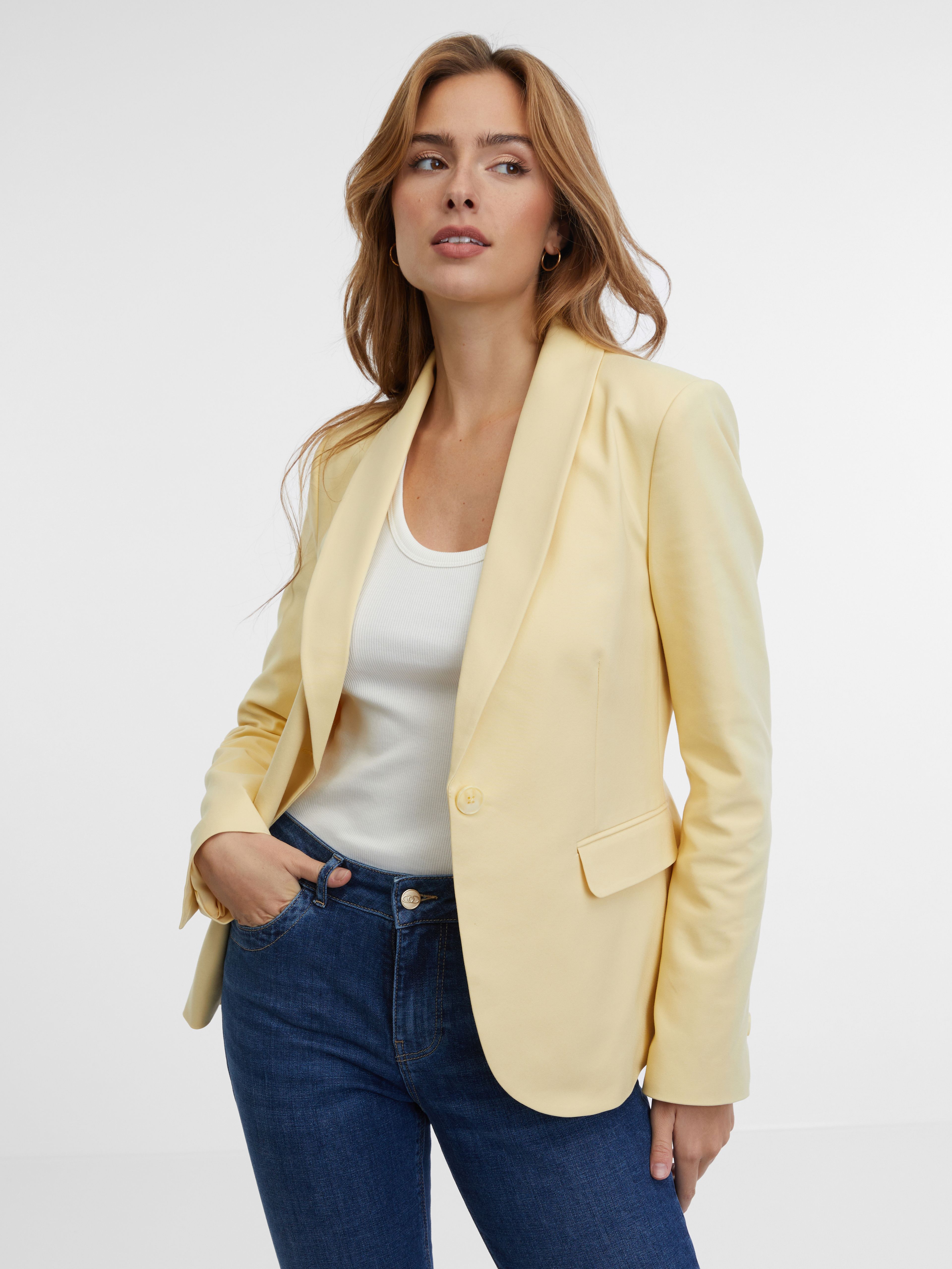 Jachetă galbenă pentru femei ORSAY