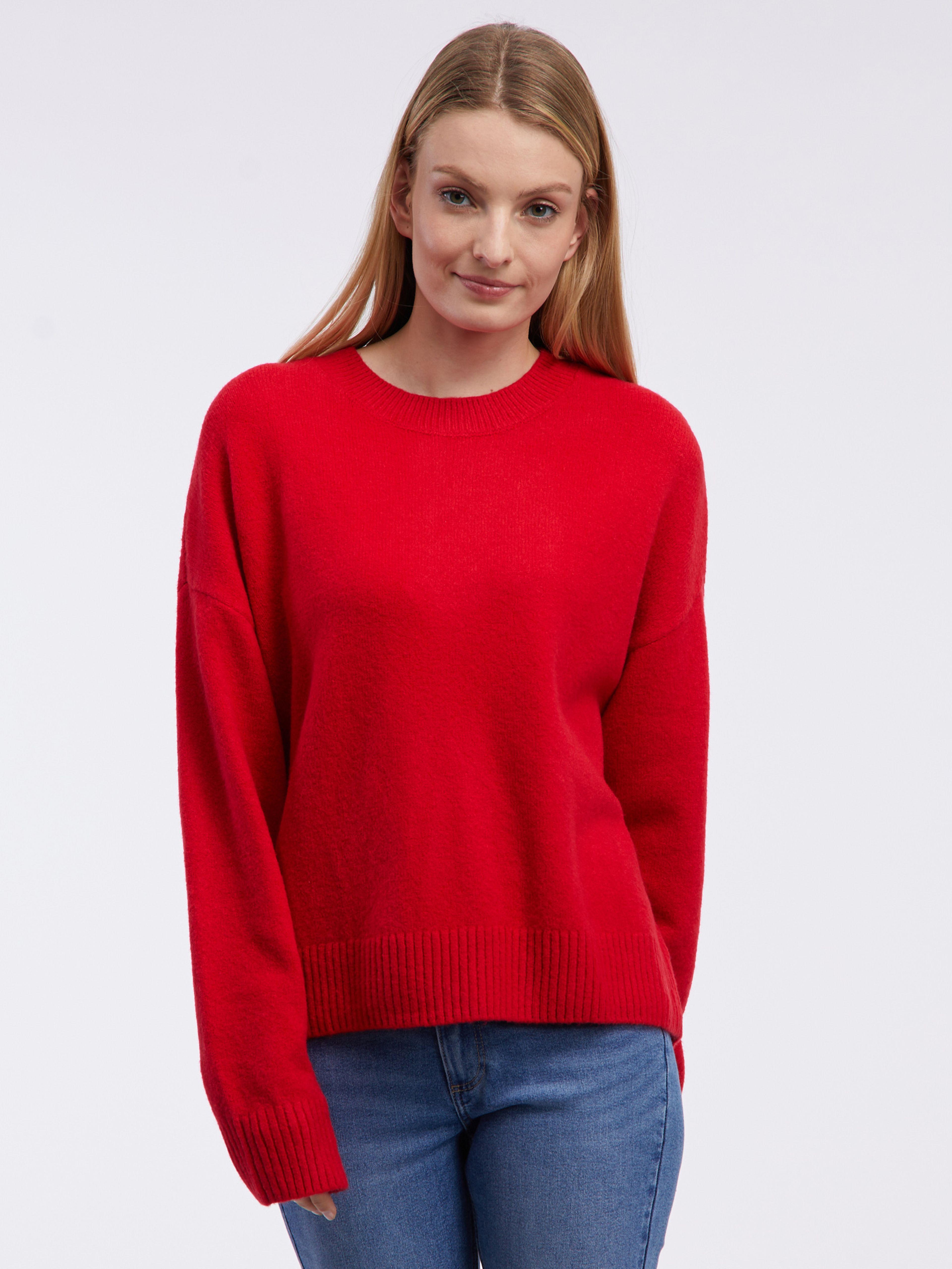 ORSAY piros női pulóver