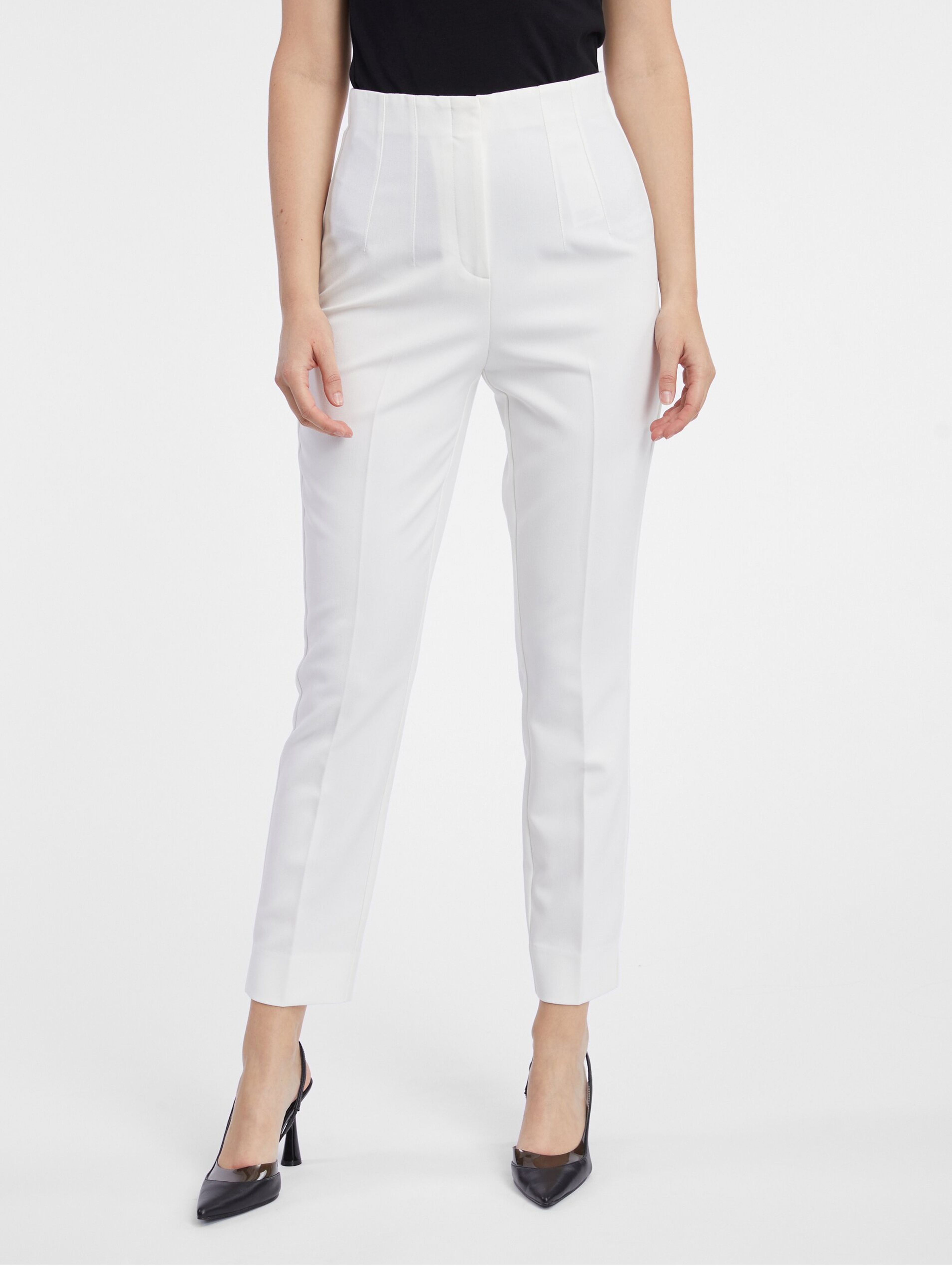 Białe spodnie damskie ORSAY