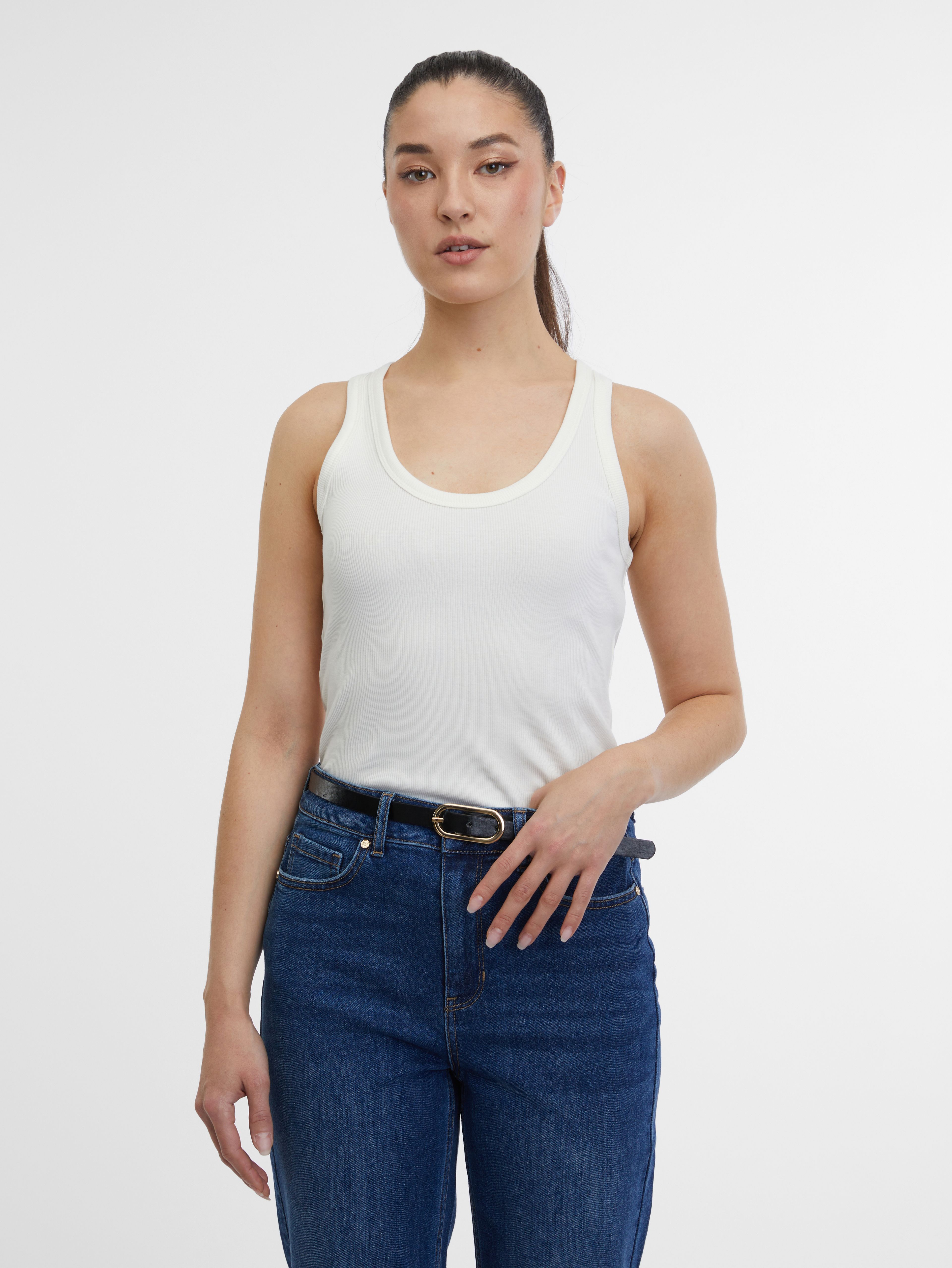Krem ženska majica bez rukava ORSAY